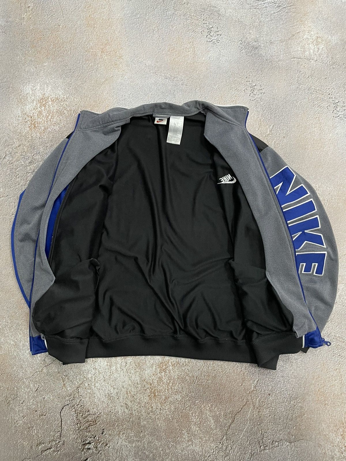 Nike Vintage Nike Cotton Boxy Track Jacket Big Logo Size US XL / EU 56 / 4 - 6 Thumbnail