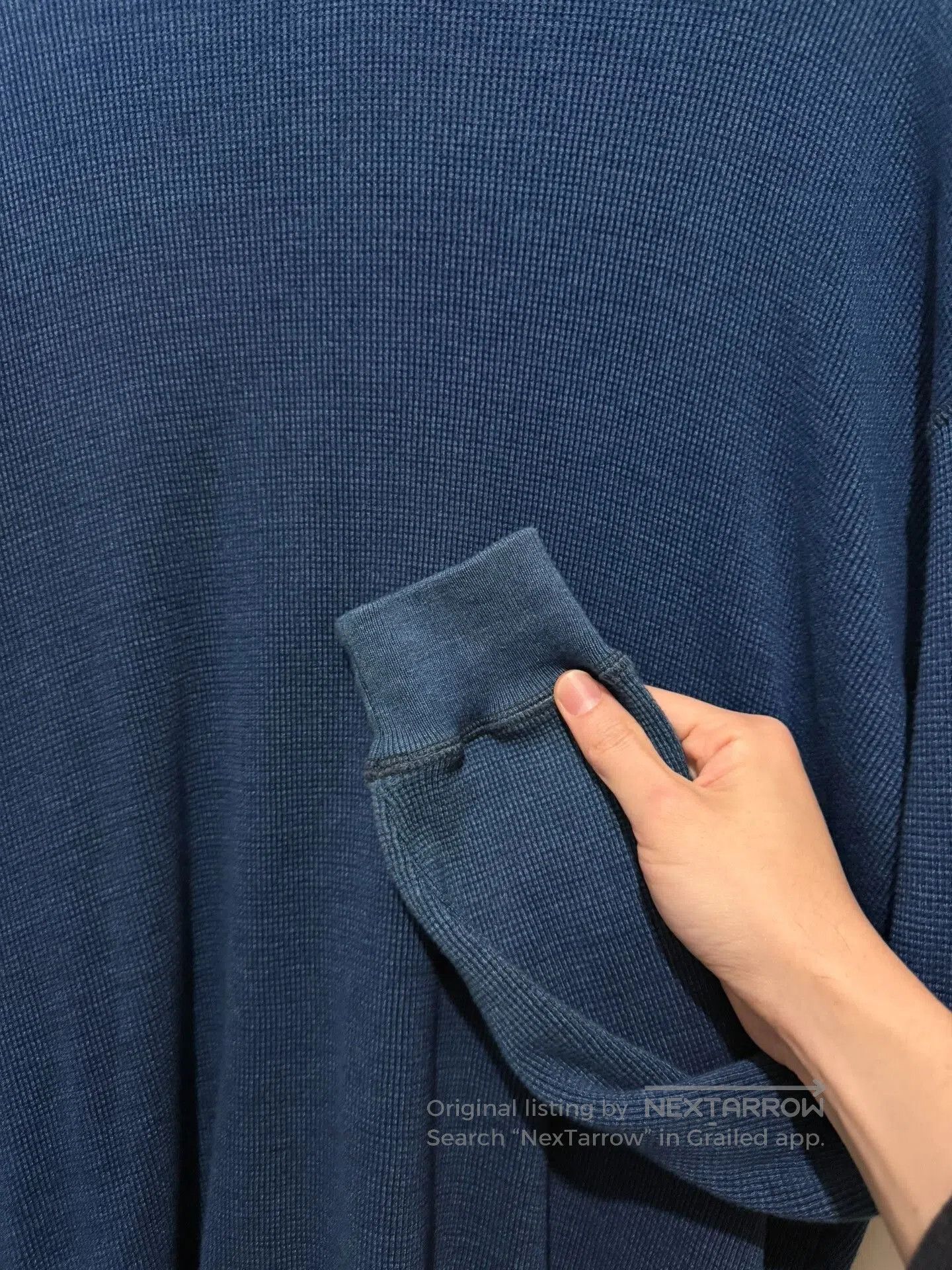 Porter Classic Porter Classic Indigo Thermal Turtleneck. Size US S / EU 44-46 / 1 - 3 Thumbnail