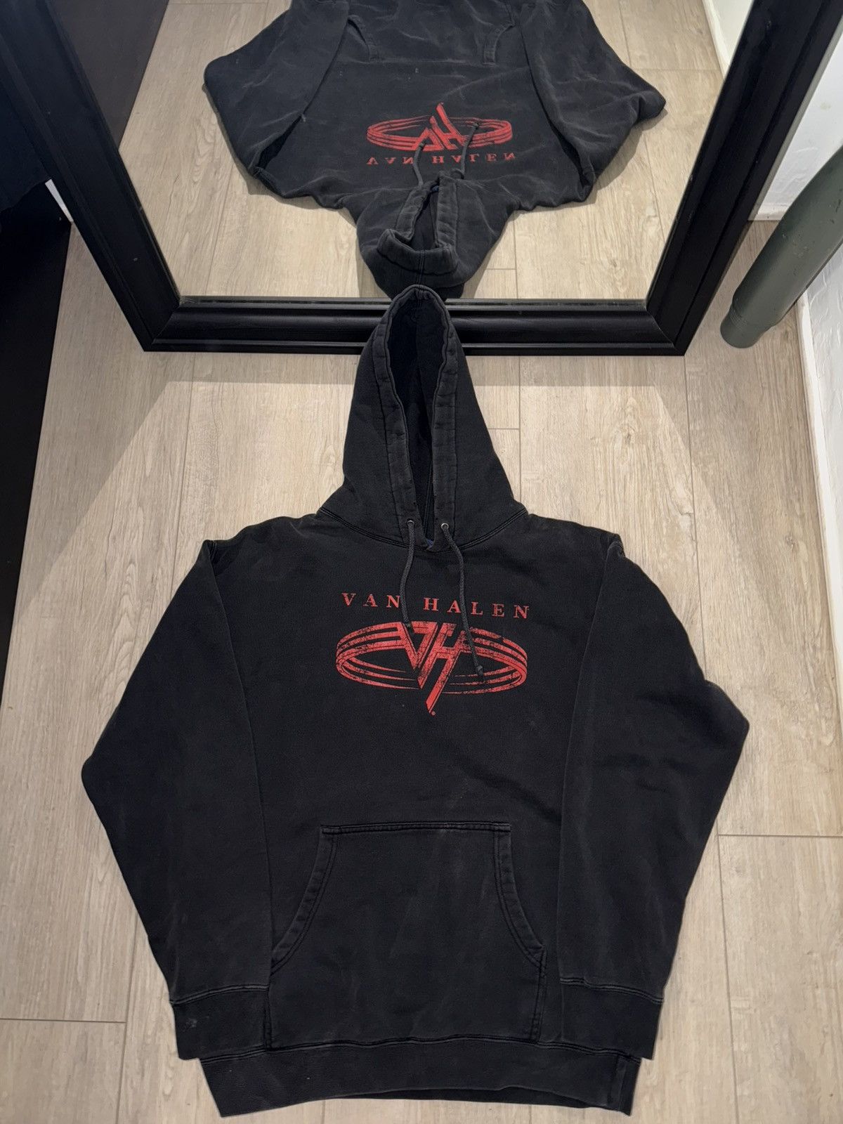 Band Tees × Vintage Vintage / Y2K Van Halen VH Logo Band Hoodie Size US XXL / EU 58 / 5 - 1 Thumbnail