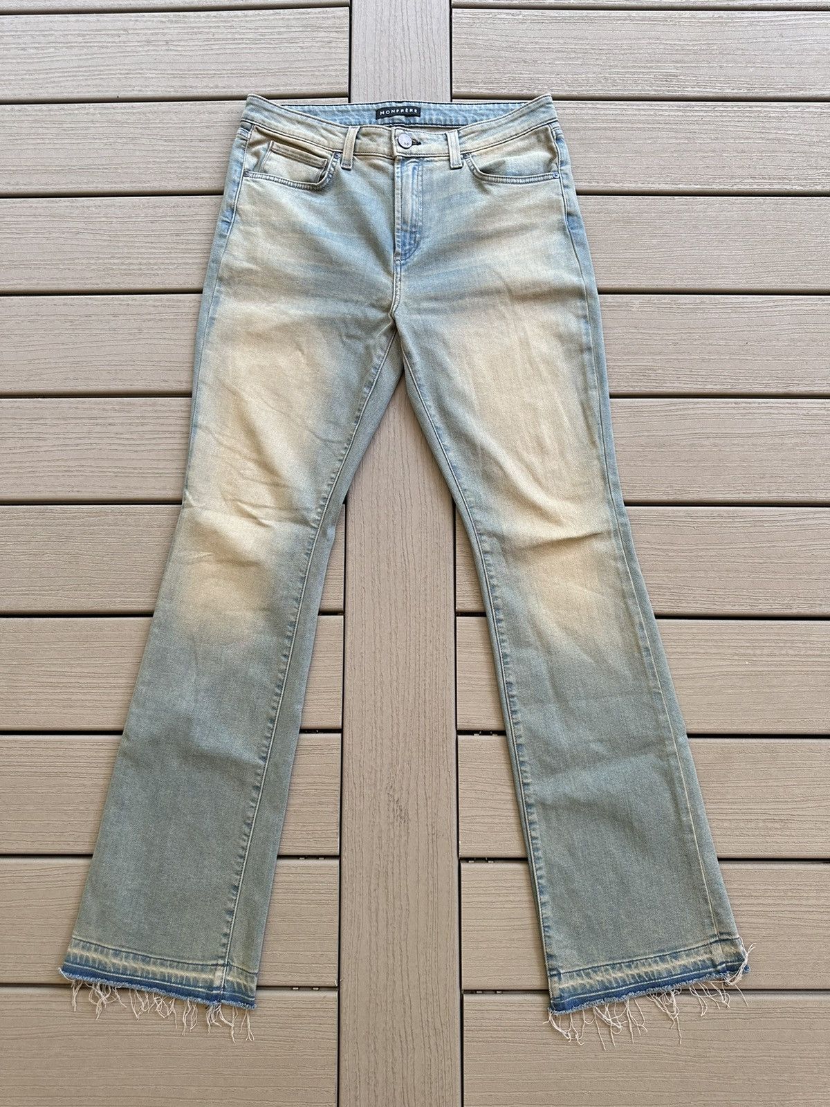 MONFRERE Monfrere Clint Bootleg Denim Size US 33 - 1 Thumbnail