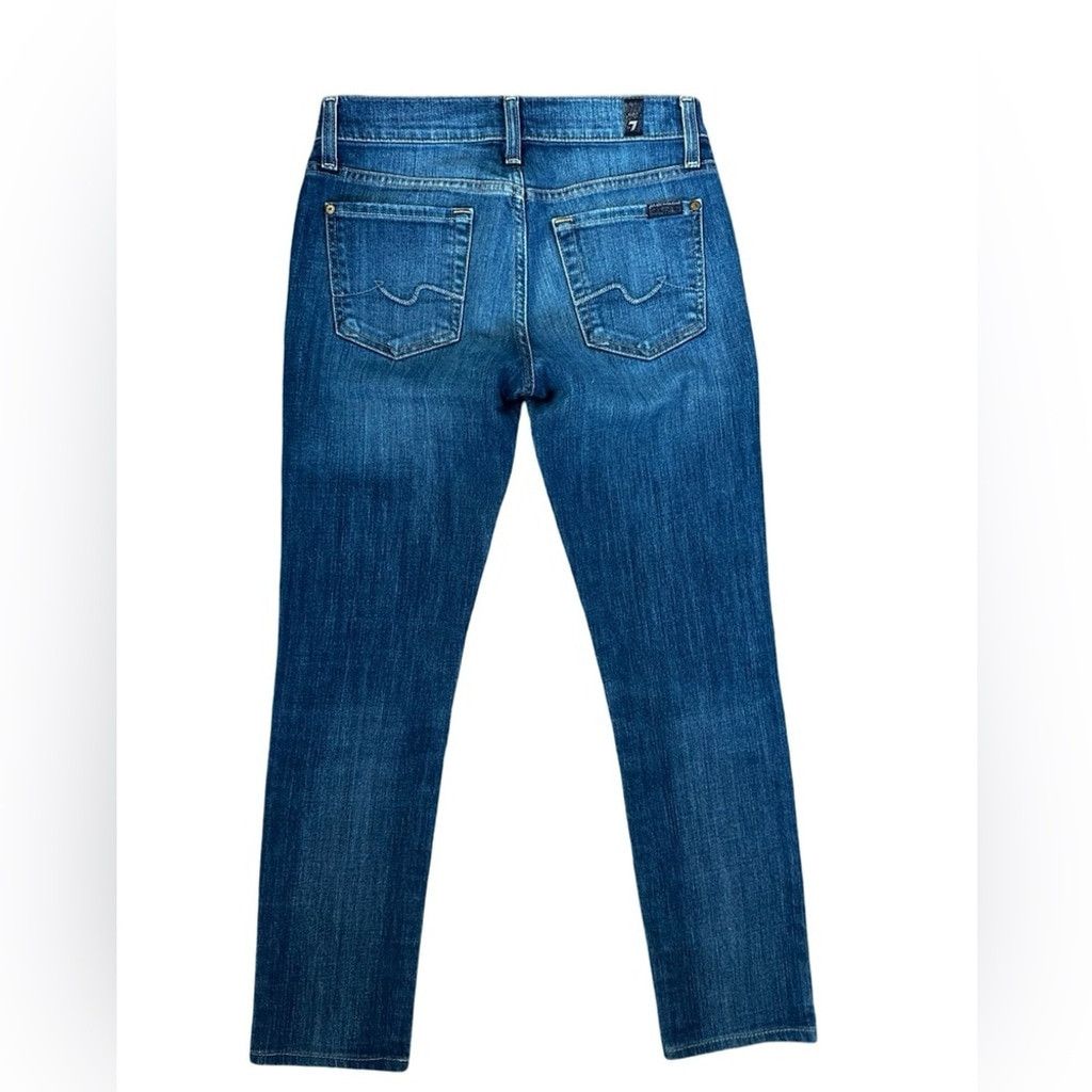 7 For All Mankind NWOT 7 For All Mankind ROXANNE Jeans BLUE Women’s Size 25. Size 25" / US 0 / IT 36 - 4 Thumbnail