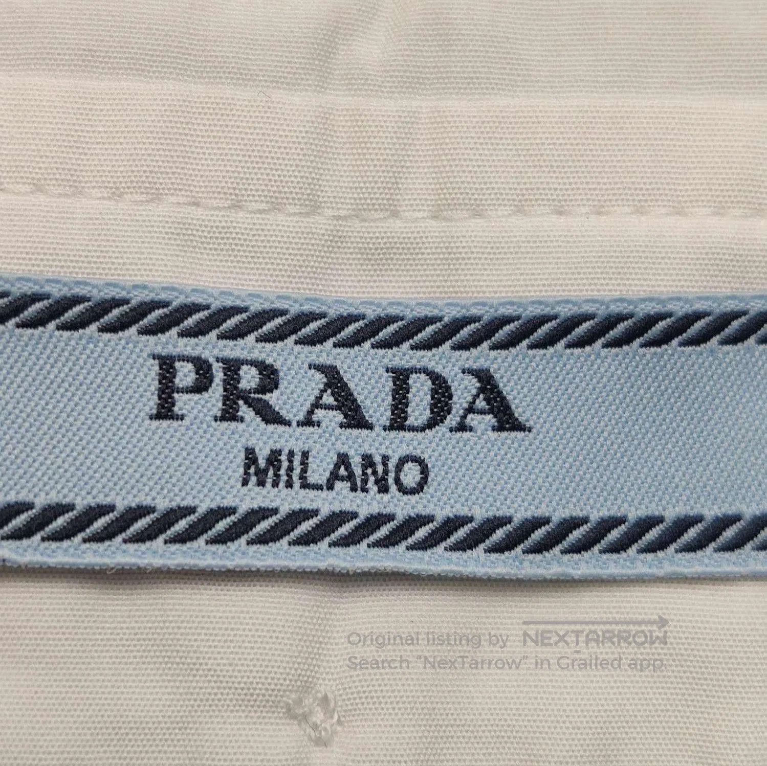 Prada Prada Wool Contrast Collar Knit Shirt . Size M / US 6-8 / IT 42-44 - 4 Thumbnail