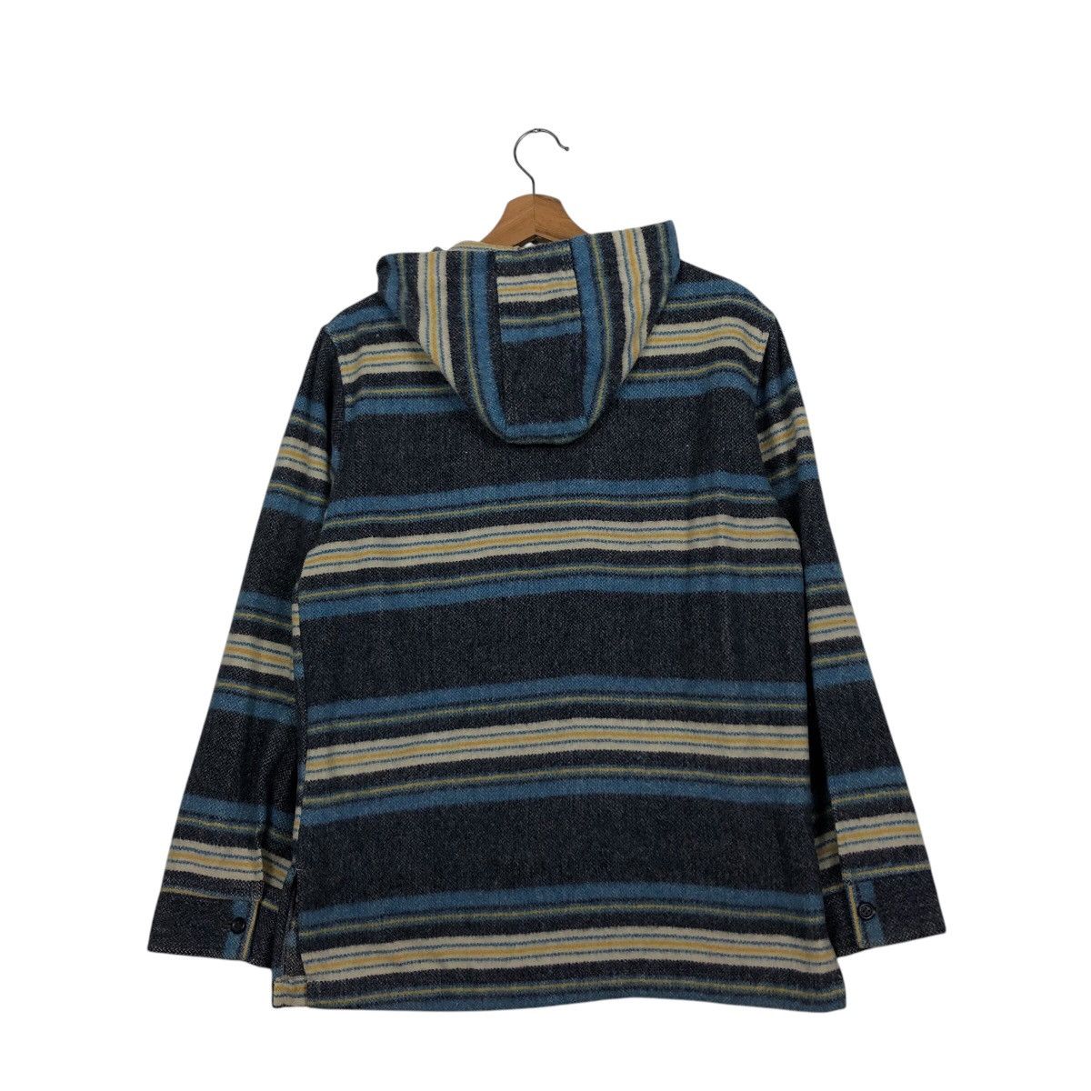 Japanese Brand 📌Vintage Wool Button Jacket Guy Country Striped Design Size US M / EU 48-50 / 2 - 4 Thumbnail