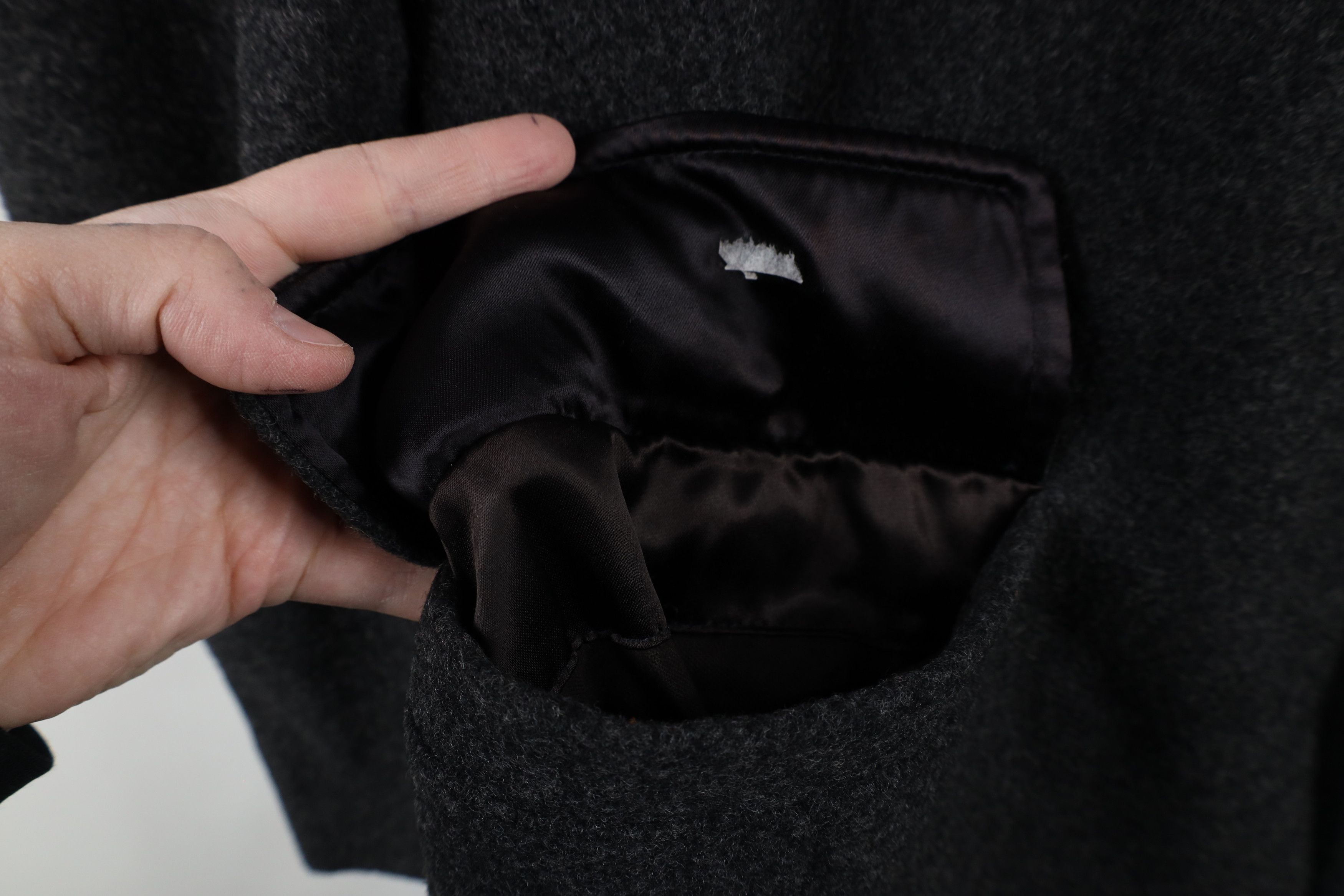 Vintage Vintage 70s Streetwear Overcoat Jacket Charcoal Gray USA Size US L / EU 52-54 / 3 - 5 Thumbnail