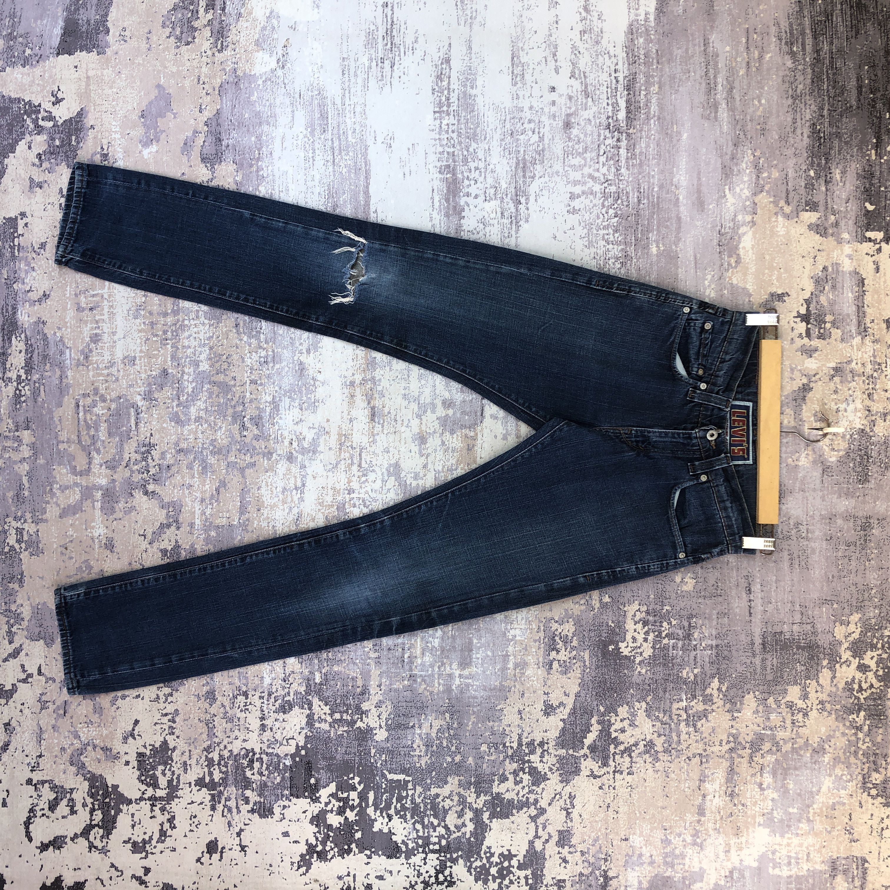 Vintage Levis 511 Distressed Jeans Levi's Skinny Slim Denim