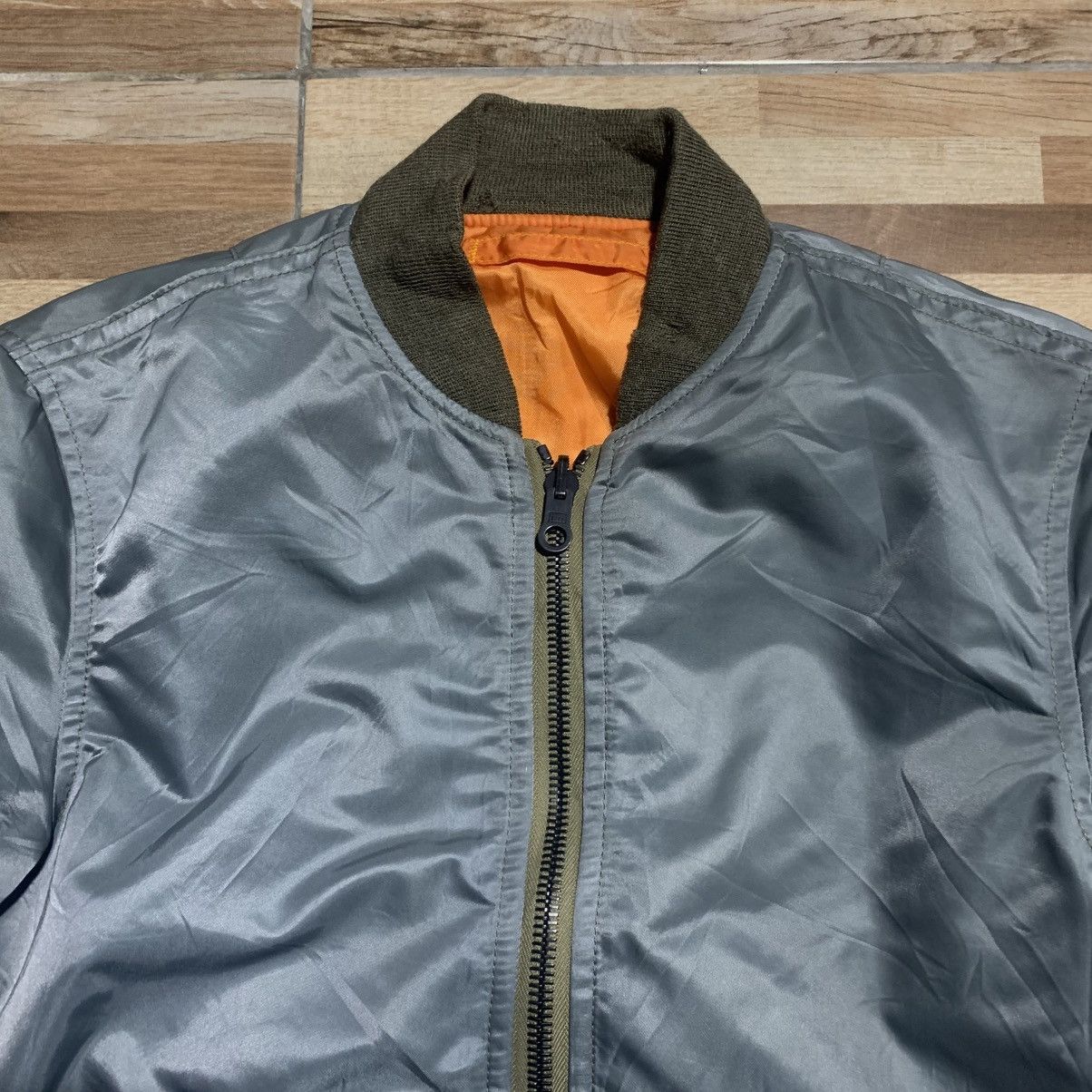 Denime Denime MA-1 Bomber Jacket Made in Japan Size US M / EU 48-50 / 2 - 3 Thumbnail