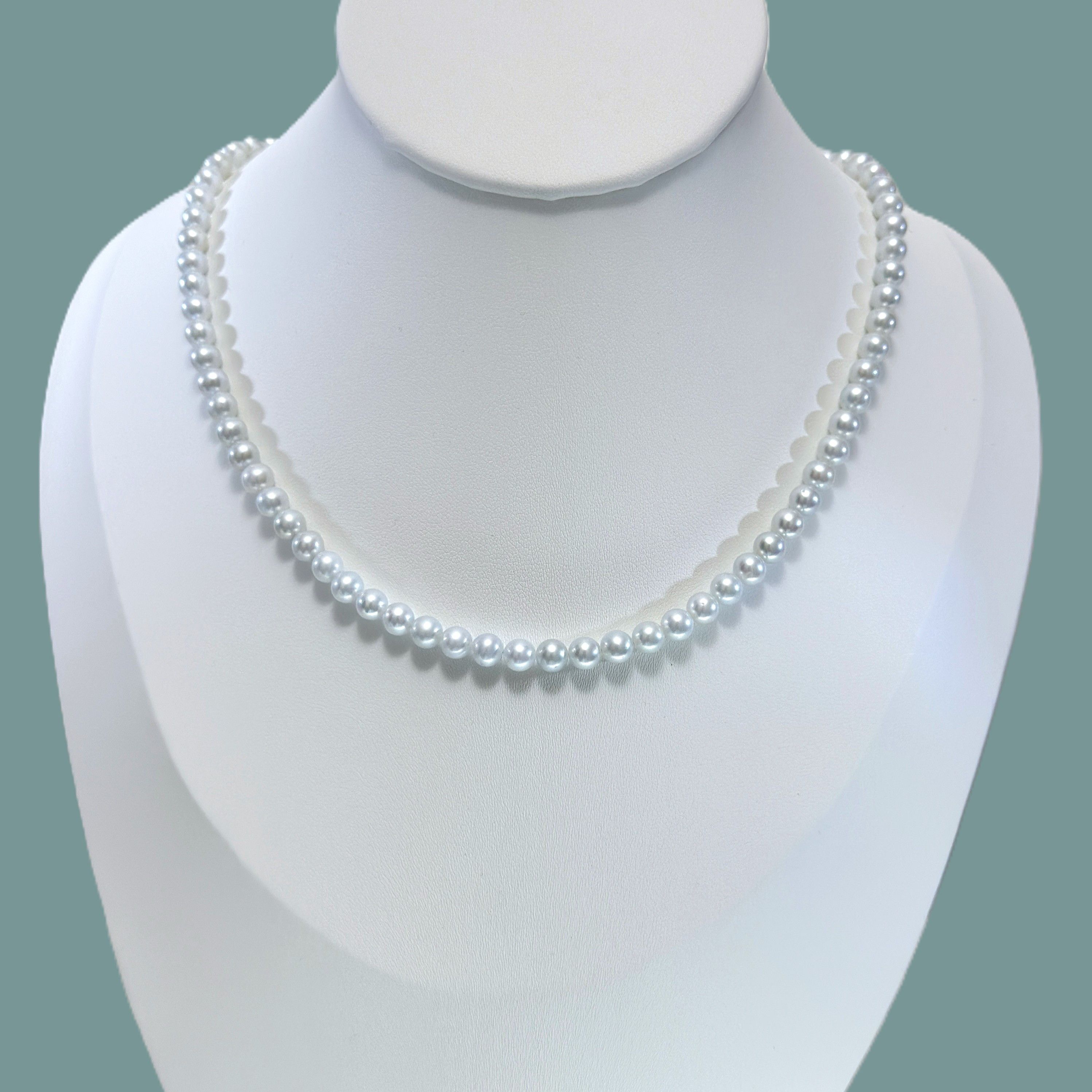 Designer Cold Blue Pearl Necklace Size ONE SIZE - 6 Thumbnail
