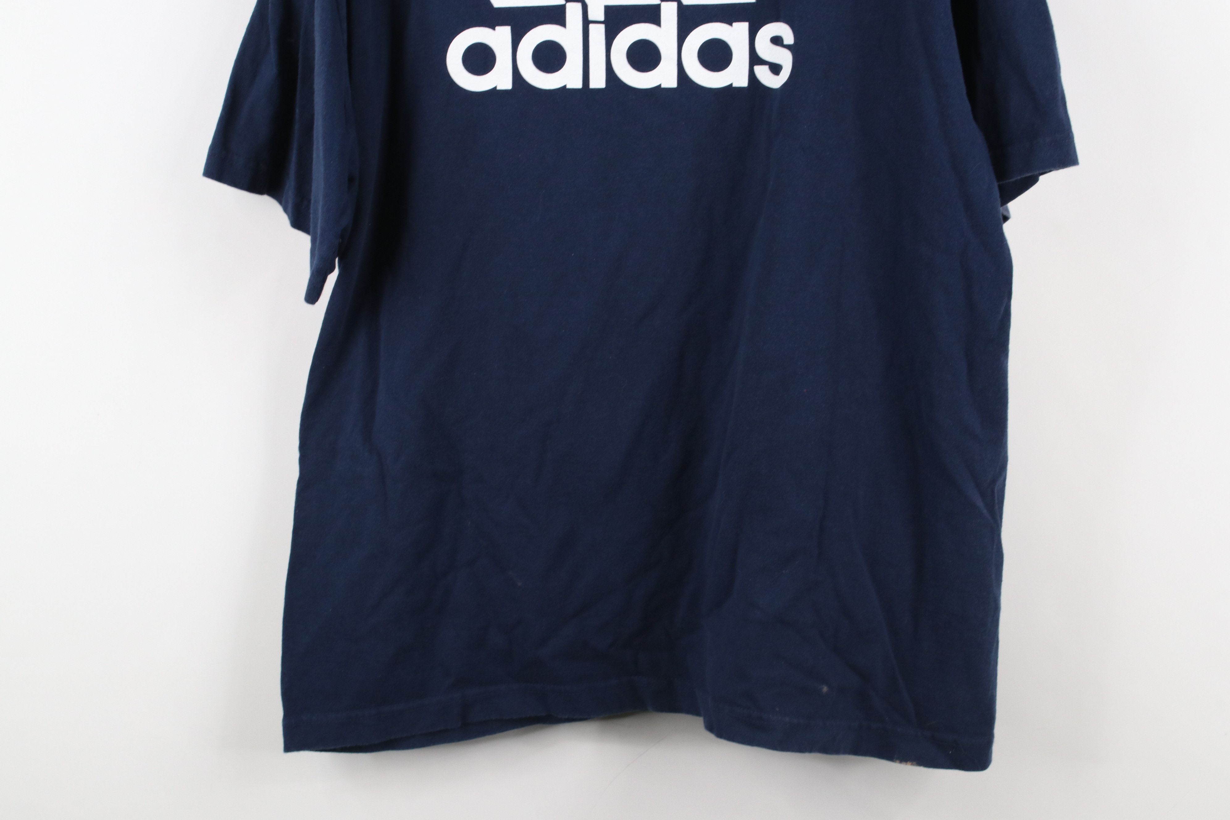 Adidas × Vintage Vintage Adidas Madonna University Volleyball T-Shirt Navy Size US L / EU 52-54 / 3 - 13 Thumbnail