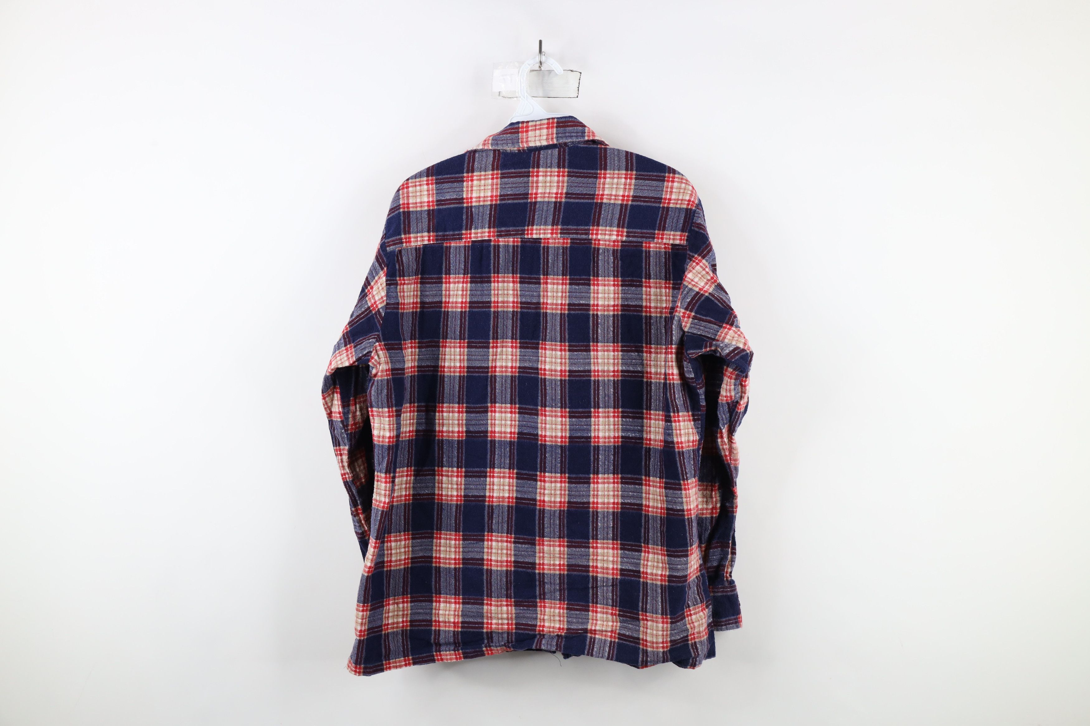 Vintage Vintage 70s Streetwear Flannel Collared Button Shirt Plaid Size US M / EU 48-50 / 2 - 10 Thumbnail