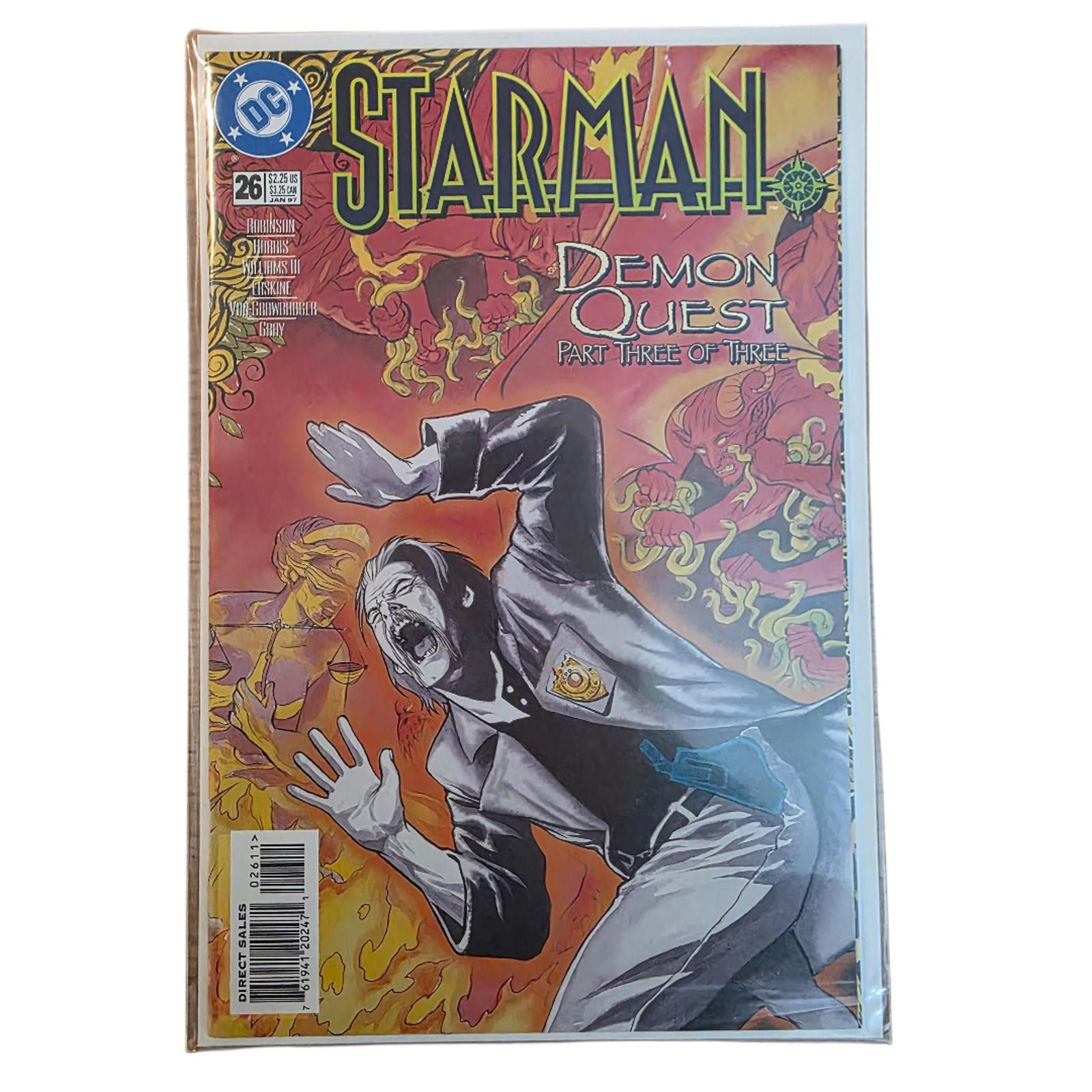 DC Comics Starman Vol 2 #26 NM 1996 DC To Hell And Back Comic (C) Size ONE SIZE - 4 Thumbnail