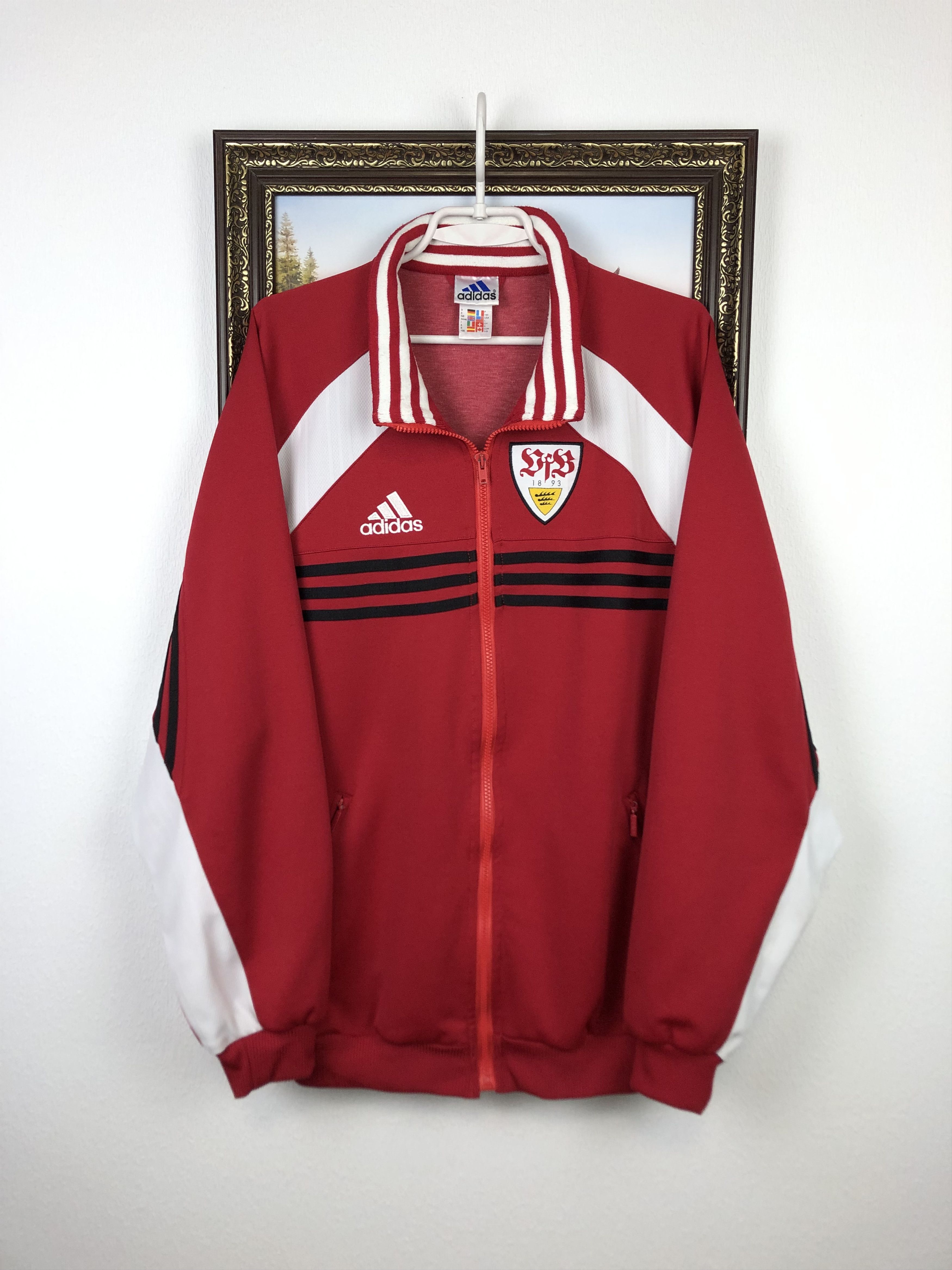 Adidas × Vintage Vintage adidas vfb stuttgart reversible 90s