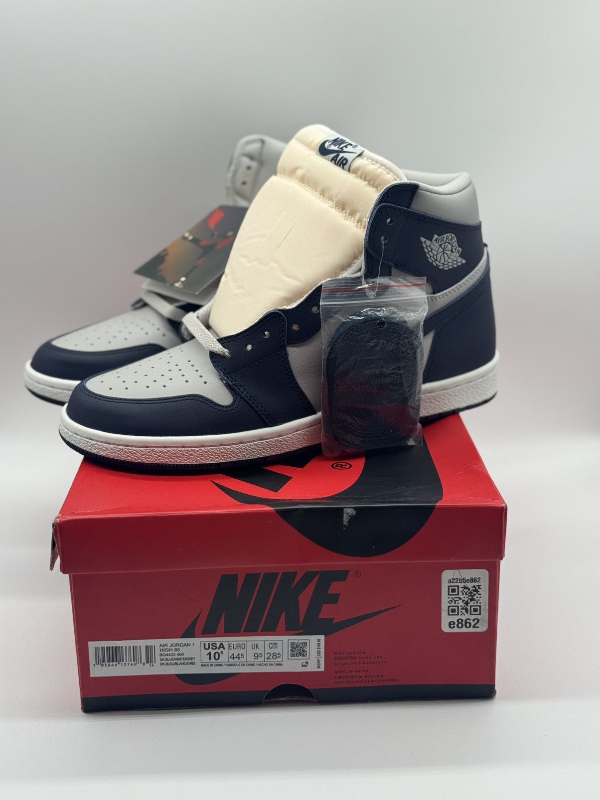 Jordan Brand × Nike Nike Air Jordan 1 Retro '85 High Georgetown Size US 10.5 / EU 43-44 - 1 Thumbnail