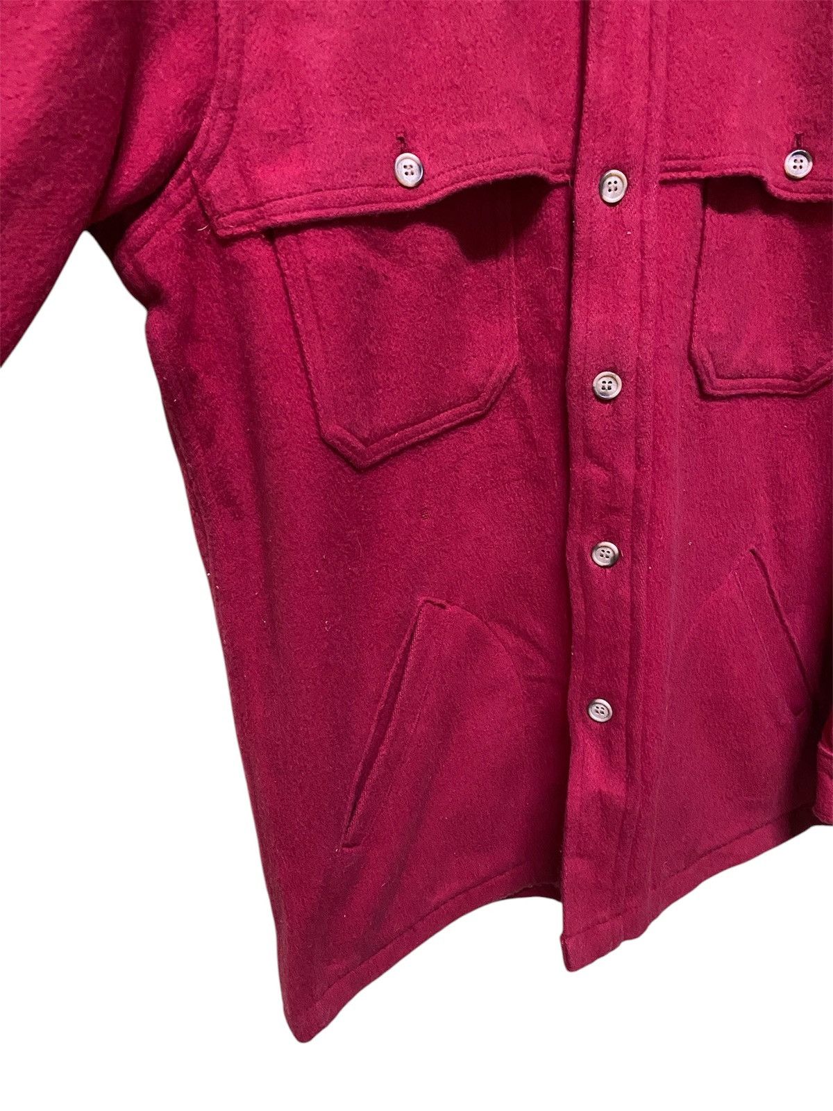 Vintage × Woolrich Woolen Mills Vintage Woolrich Red Mackinaw Hunting Jacket Size US L / EU 52-54 / 3 - 9 Thumbnail