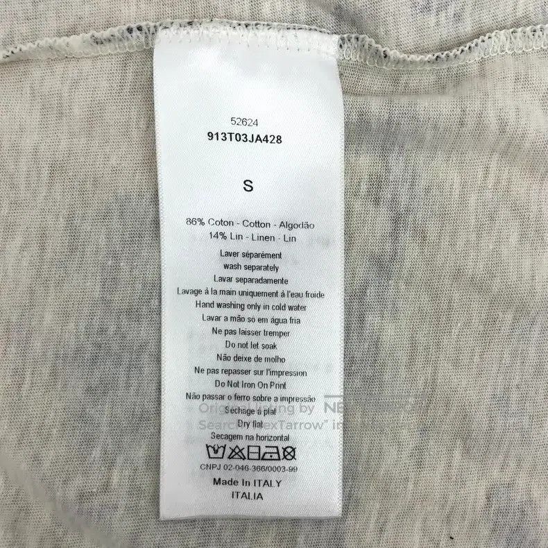 Dior Dior Gray-white animal jungle print cotton round-neck shor Size S / US 4 / IT 40 - 7 Thumbnail