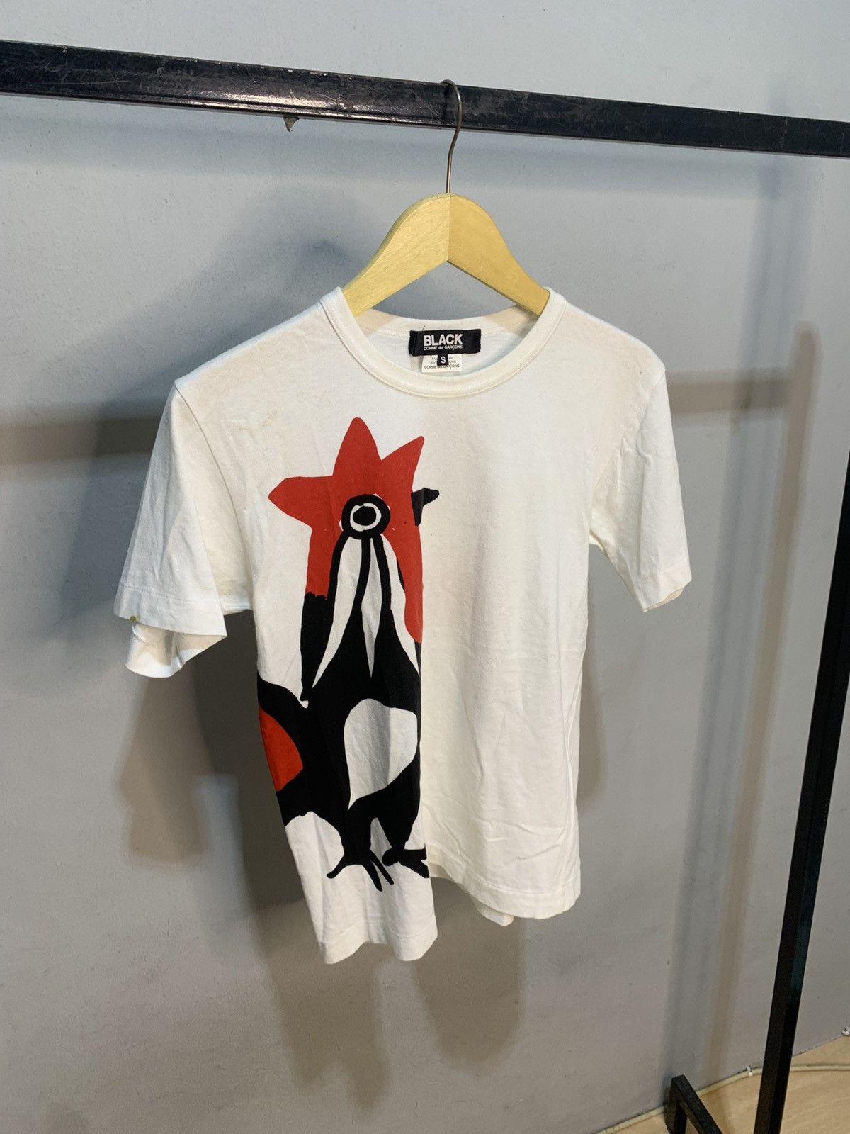 Comme des Garcons Black Comme Des Gacons Black Chicken Tshirt Size US S / EU 44-46 / 1 - 1 Thumbnail