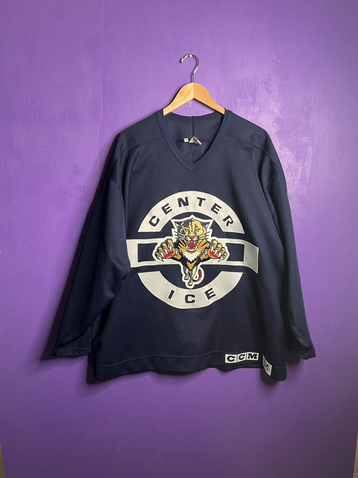 Vintage 90s Florida panthers center ice hockey jersey