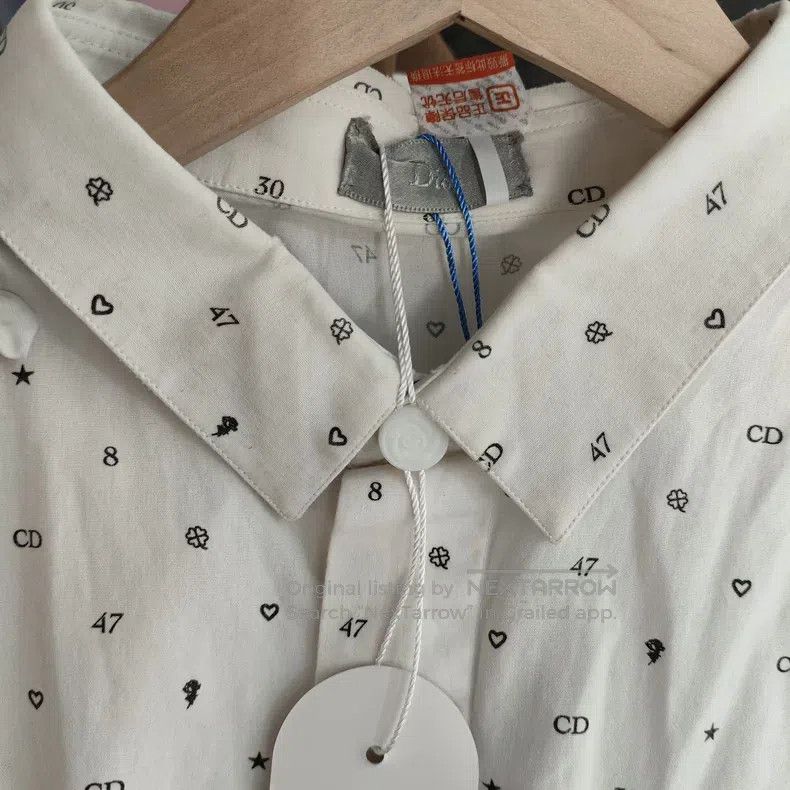 Dior Dior Size41 Old-fashioned printed shirt Size US XXS / EU 40 - 8 Thumbnail