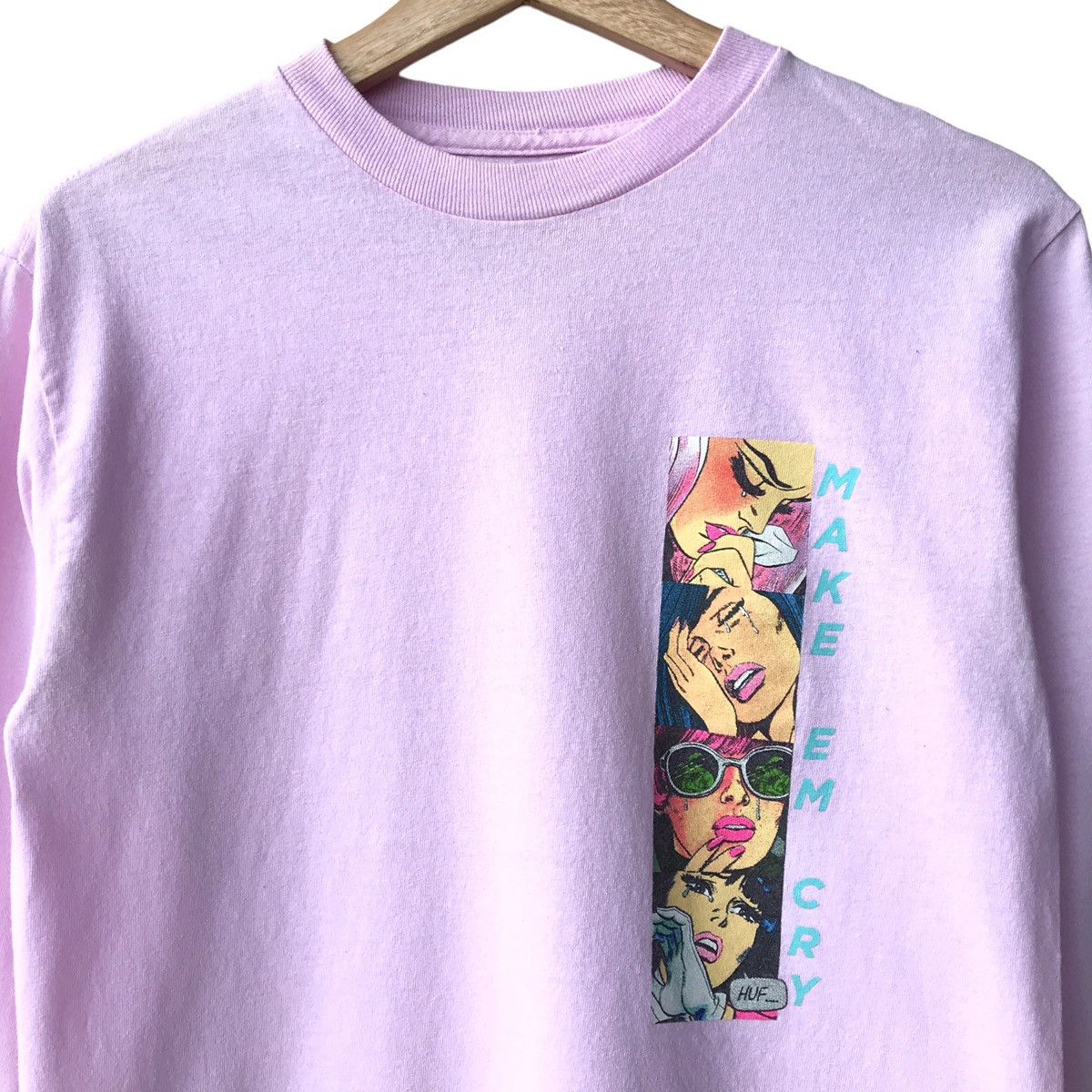 Huf HUF Los Angeles Make ‘Em Cry Longsleeve Tee Size US S / EU 44-46 / 1 - 3 Thumbnail