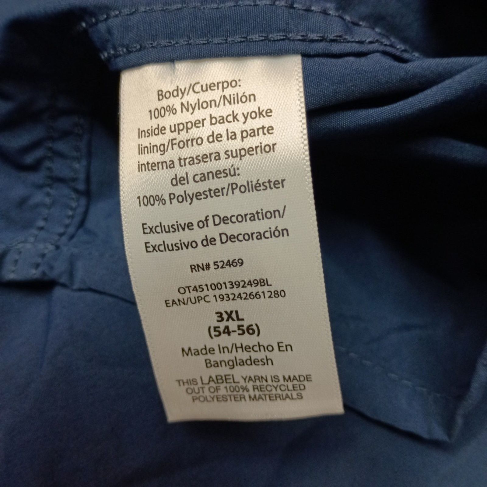 Other Ozark Trail Upstream Shirt Men's 3XL (54-56) Blue Vented UPF Size US XXL / EU 58 / 5 - 8 Thumbnail