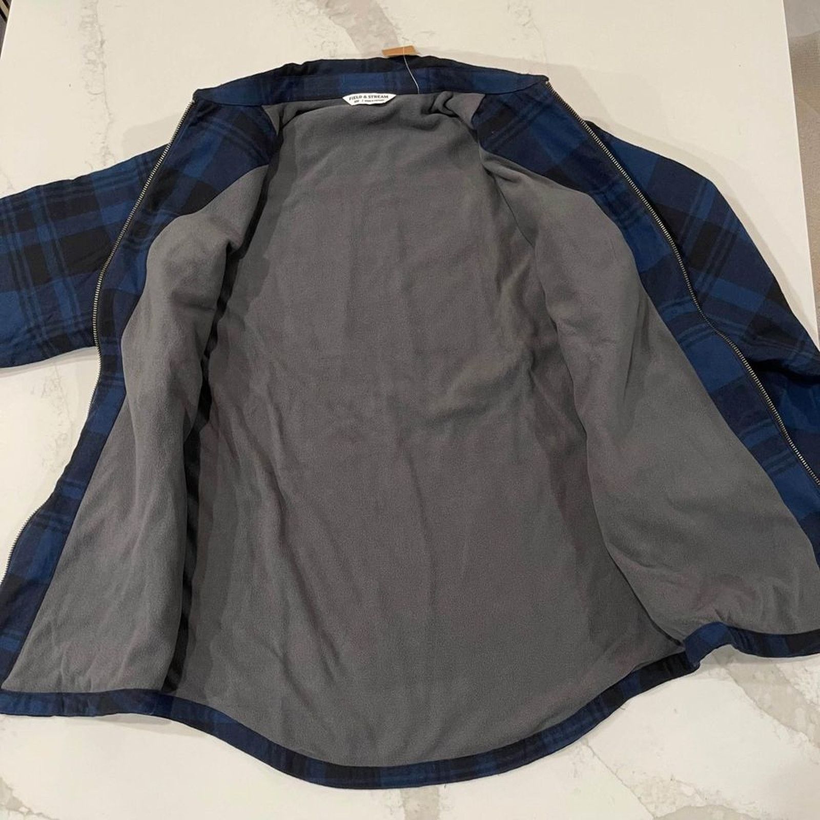Field & Stream Field & Stream NWT Jacket Flannel Fleece Lined Men's S/M Size US S / EU 44-46 / 1 - 6 Thumbnail