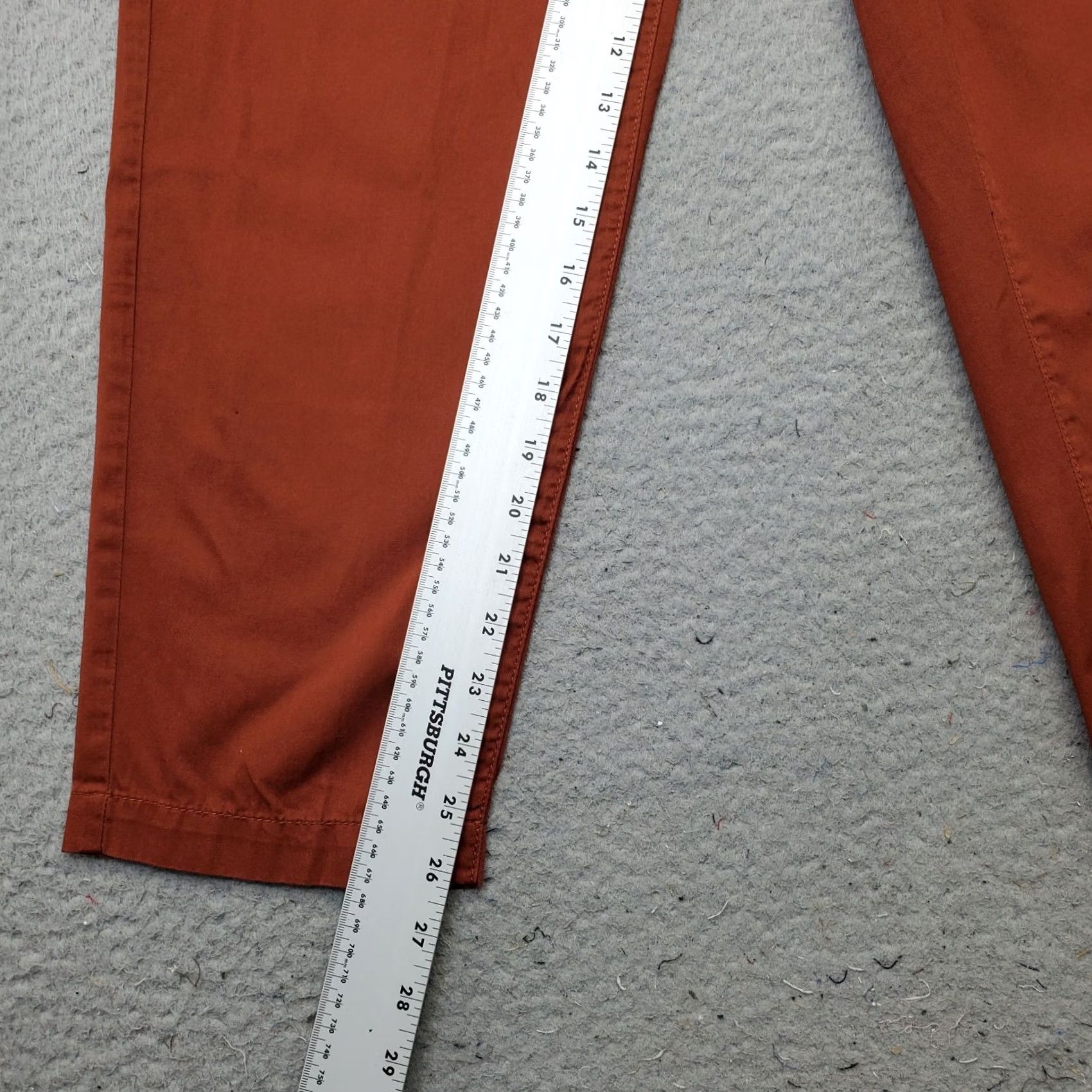 Loft LOFT Womens Red Comfort Fit Straight Leg Trouser Pants Size S with Drawstring Waist Size 28" / US 6 / IT 42 - 5 Thumbnail