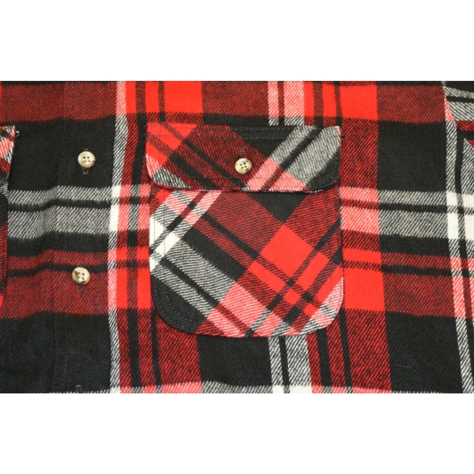 Vintage VINTAGE Field & Stream Shirt 3XL Red Heavyweight Flannel Plaid Long Sleeve USA Mens Regular Fit Size US XXL / EU 58 / 5 - 4 Thumbnail