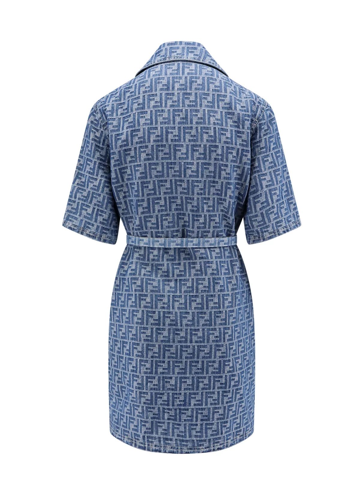 Fendi o1s1wg110526 Dress in Blue Size XL / US 12-14 / IT 48-50 - 2 Thumbnail