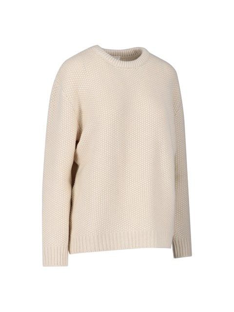 Chloe o1y0825 Cashmere Blend Sweater in Cream Size L / US 10 / IT 46 - 2 Thumbnail