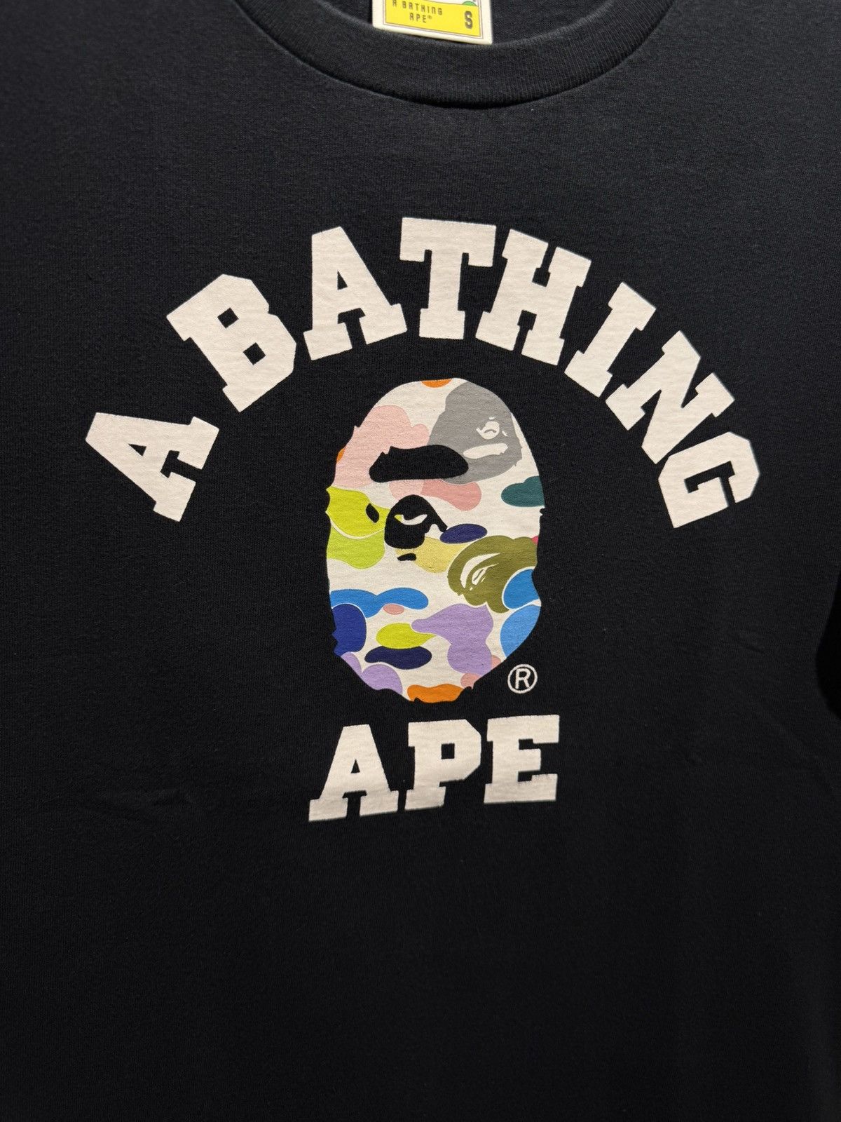 Bape Bape college logo multicolor tee size S Size US S / EU 44-46 / 1 - 2 Thumbnail