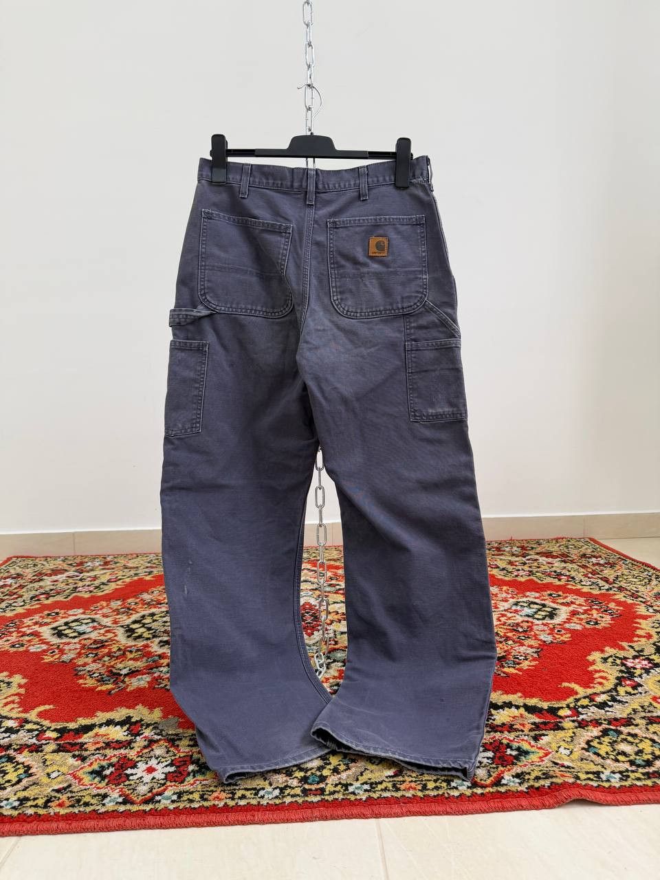 Carhartt Vintage Streetwear 90s Carhartt Double Knee Denim Pants Size US 32 / EU 48 - 4 Thumbnail