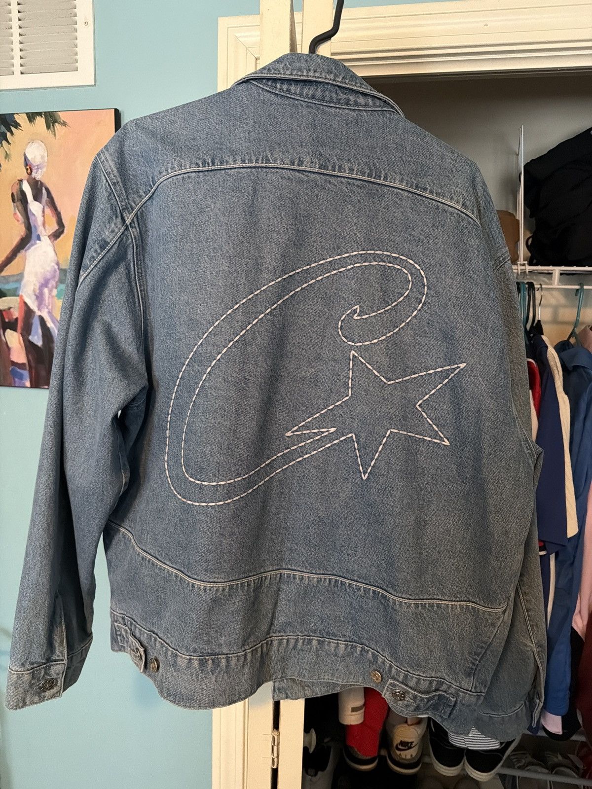 Corteiz Corteiz C Star Denim Jacket Size US XL / EU 56 / 4 - 1 Thumbnail