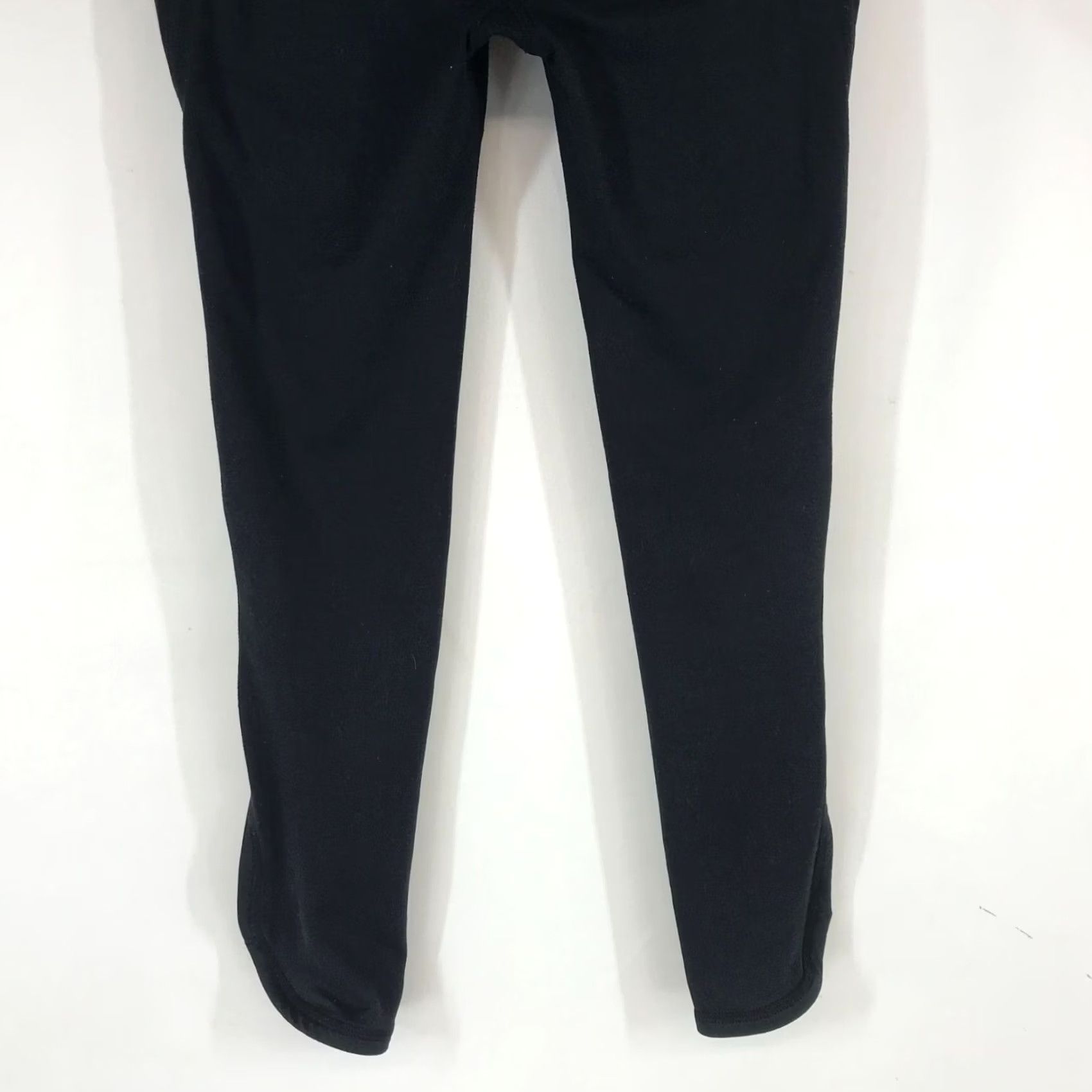 Free People FREE PEOPLE WOMEN'S SMALL BLACK ELASTIC WAIST STRETCH LEGGINGS PANTS Size 28" / US 6 / IT 42 - 6 Thumbnail