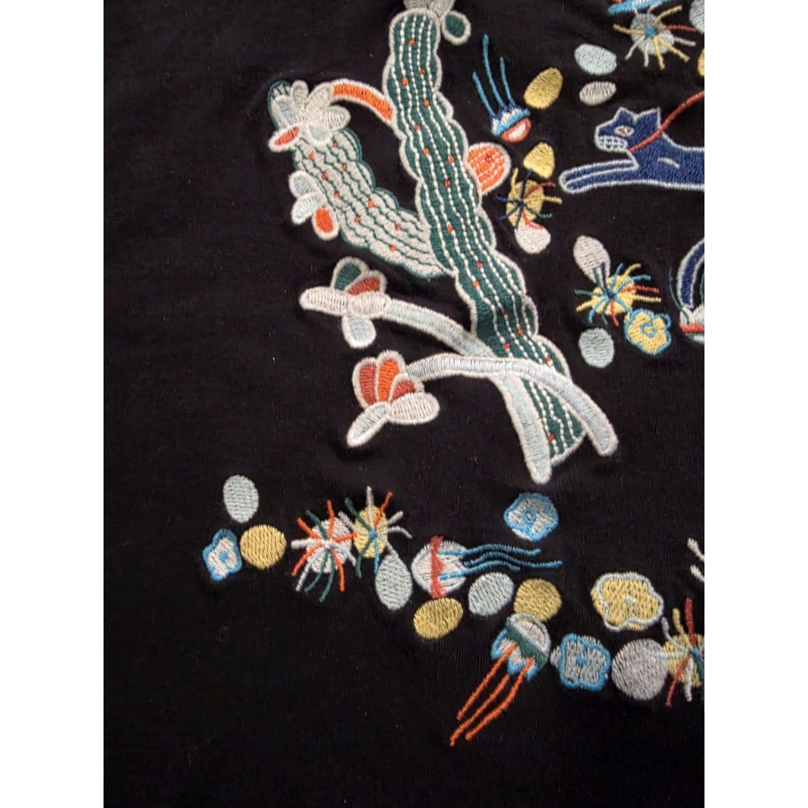 Diesel Diesel Desert Hippies Big Embroidered T Shirt Black Men Size M Rare Size US M / EU 48-50 / 2 - 5 Thumbnail