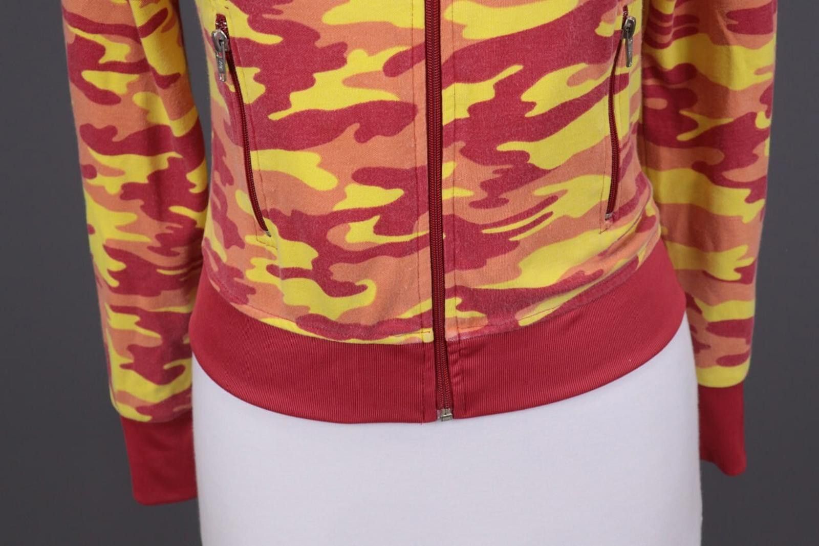 Von Dutch Von Dutch Orange Camouflage Jumper Cropped Sweater Size M Size M / US 6-8 / IT 42-44 - 4 Thumbnail