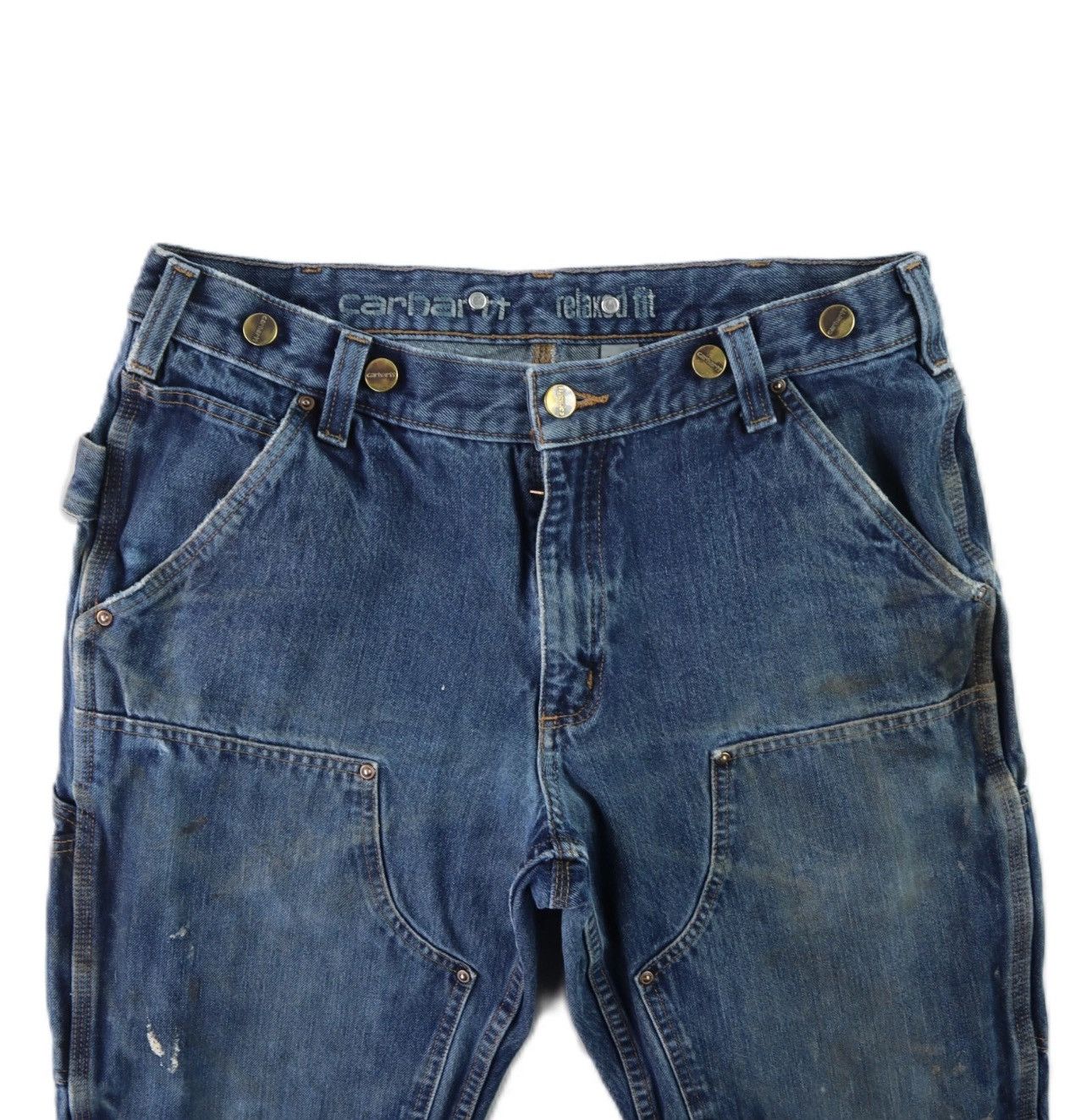 Carhartt CARHARTT 103890 US 33 x 32 Relaxed Logger Jeans DISTRESSED Size US 33 - 4 Thumbnail