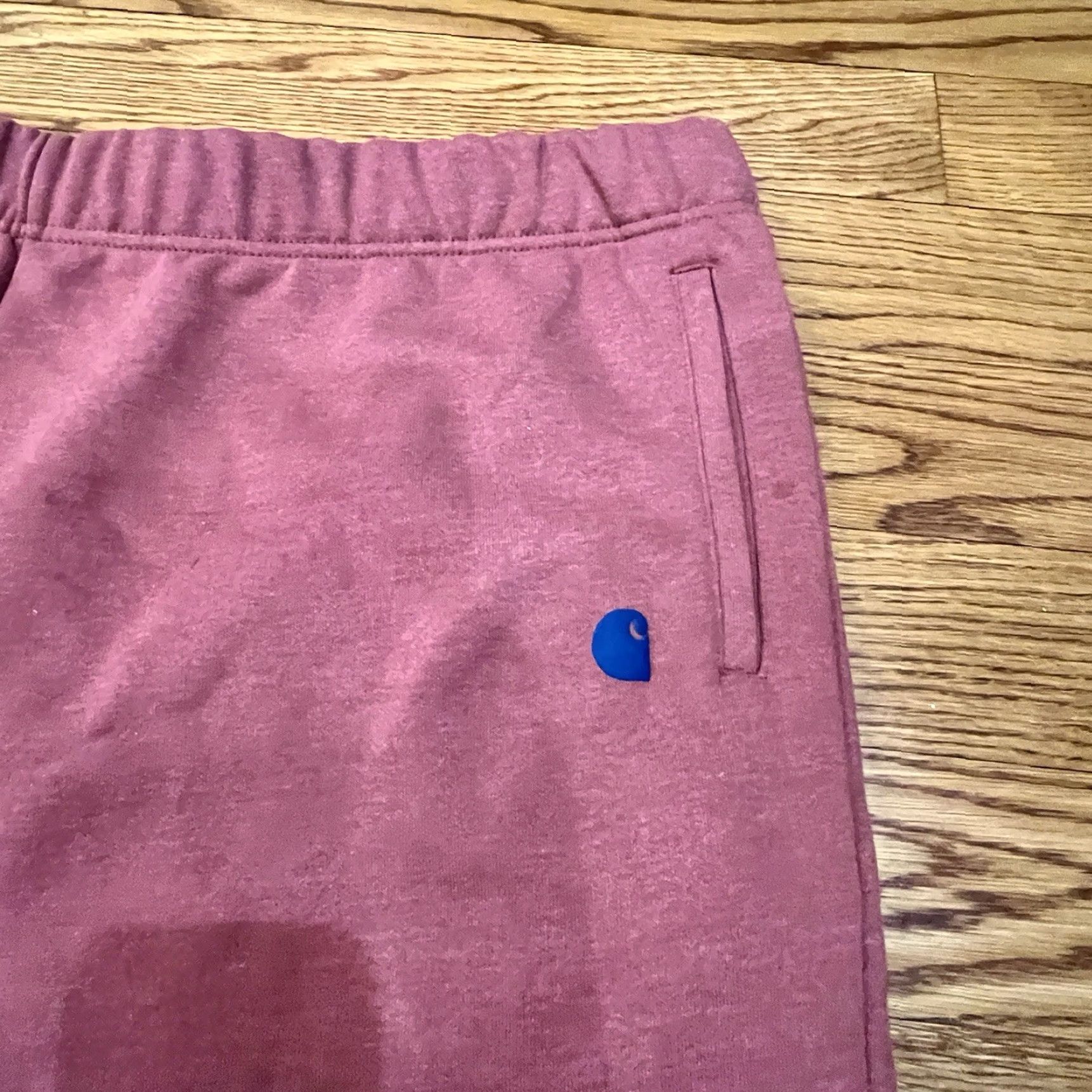 Carhartt Carhartt Men's Loose Fit Mid Weight Fleece Shorts 2XL Blue with Pockets Made of Polyester Fleece Casual Relaxed Fit Shorts Mauve 9in Inseam Size US XXL / EU 58 / 5 - 2 Thumbnail