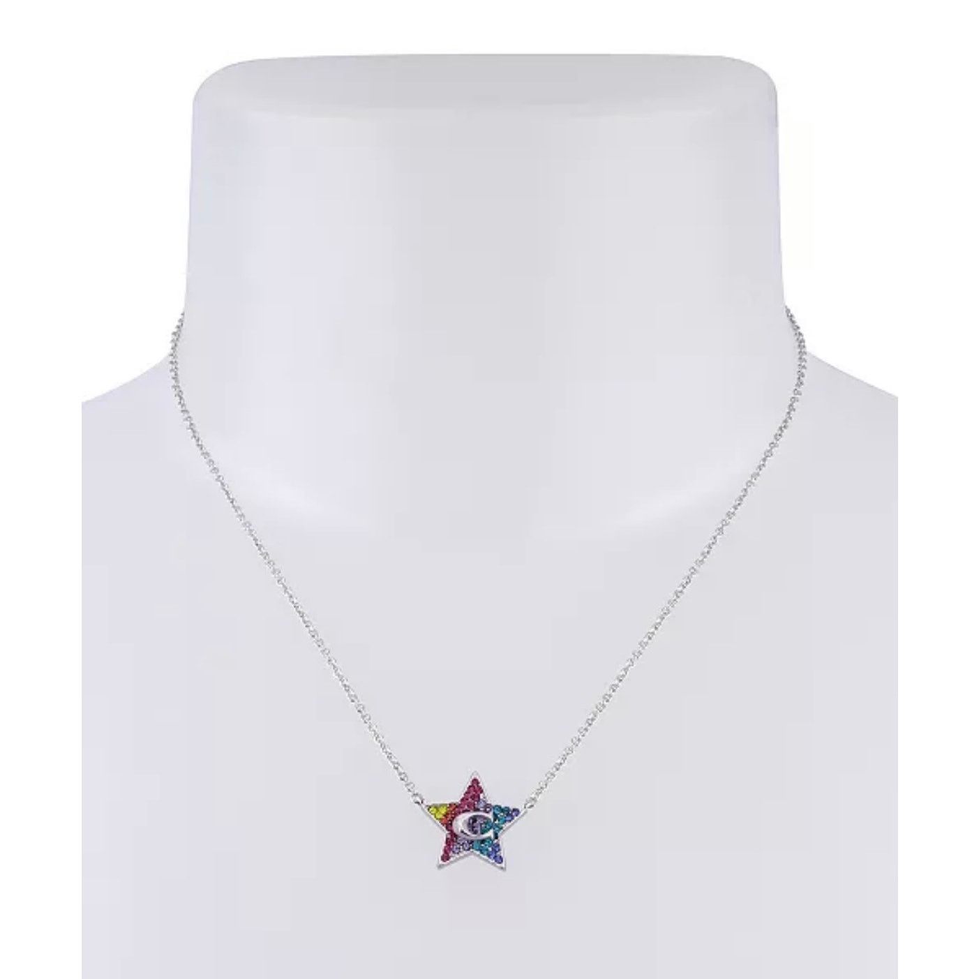 Coach COACH Star Necklace and Stud Earrings Set, 16" + 2" extender Size ONE SIZE - 3 Thumbnail