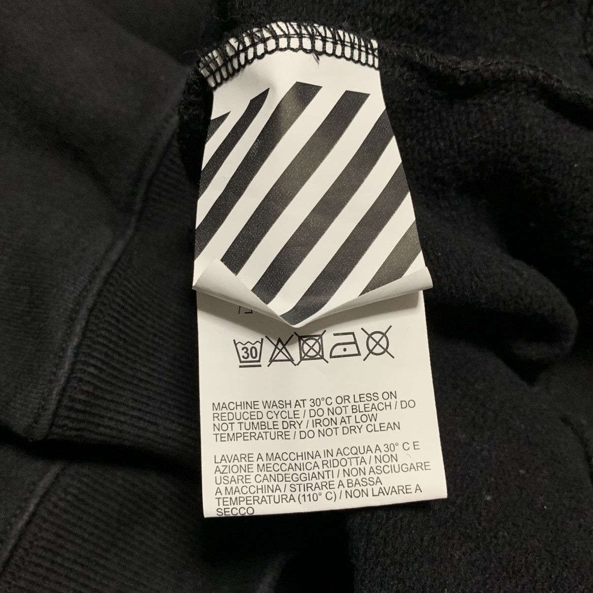Off-White Off White Medium Acrylic Arrows Black Sweatshirt Crewneck Size US M / EU 48-50 / 2 - 9 Thumbnail