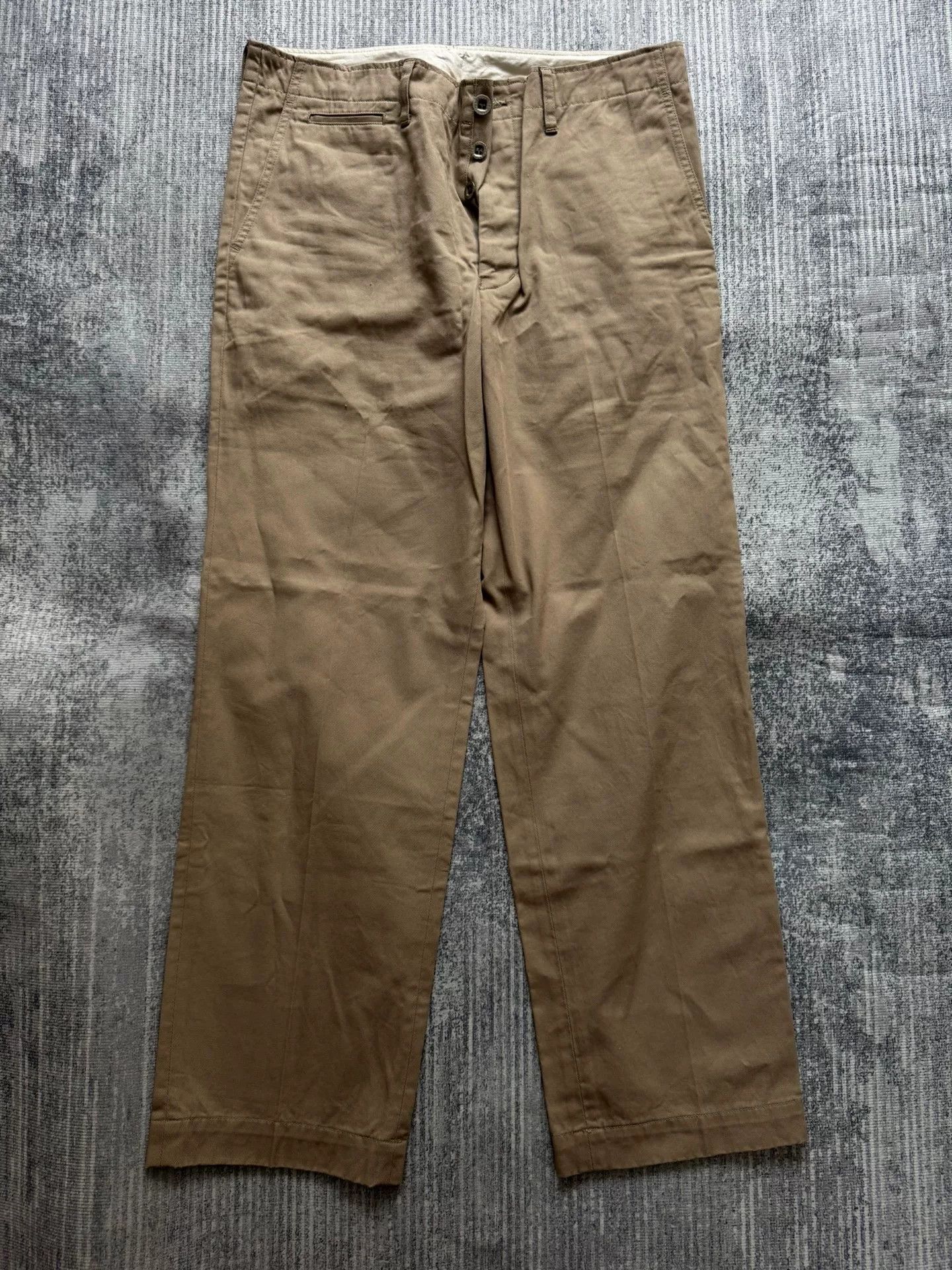 Visvim VISVIM 22AW Chino Pants in Khaki Size US 32 / EU 48 - 1 Thumbnail