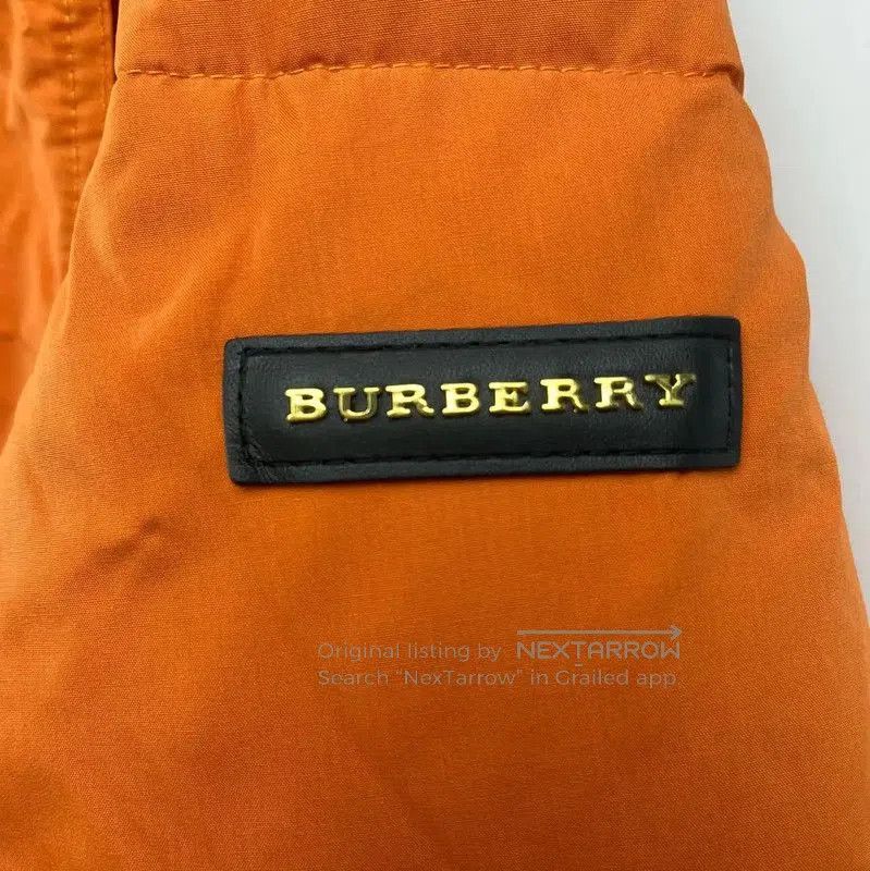 Burberry Burberry Orange Cotton Men's Puffer Jacket. Size US XL / EU 56 / 4 - 6 Thumbnail