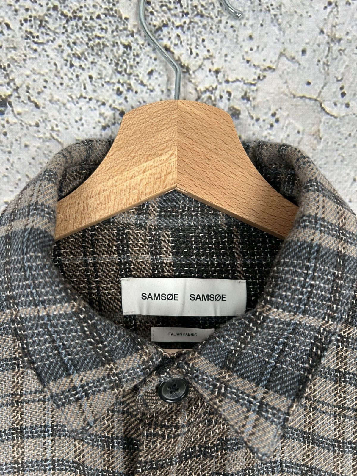 Samsoe Samsoe Samsoe Samsoe Wool Overshirt Avant Garde Scandinavian Size US L / EU 52-54 / 3 - 5 Thumbnail