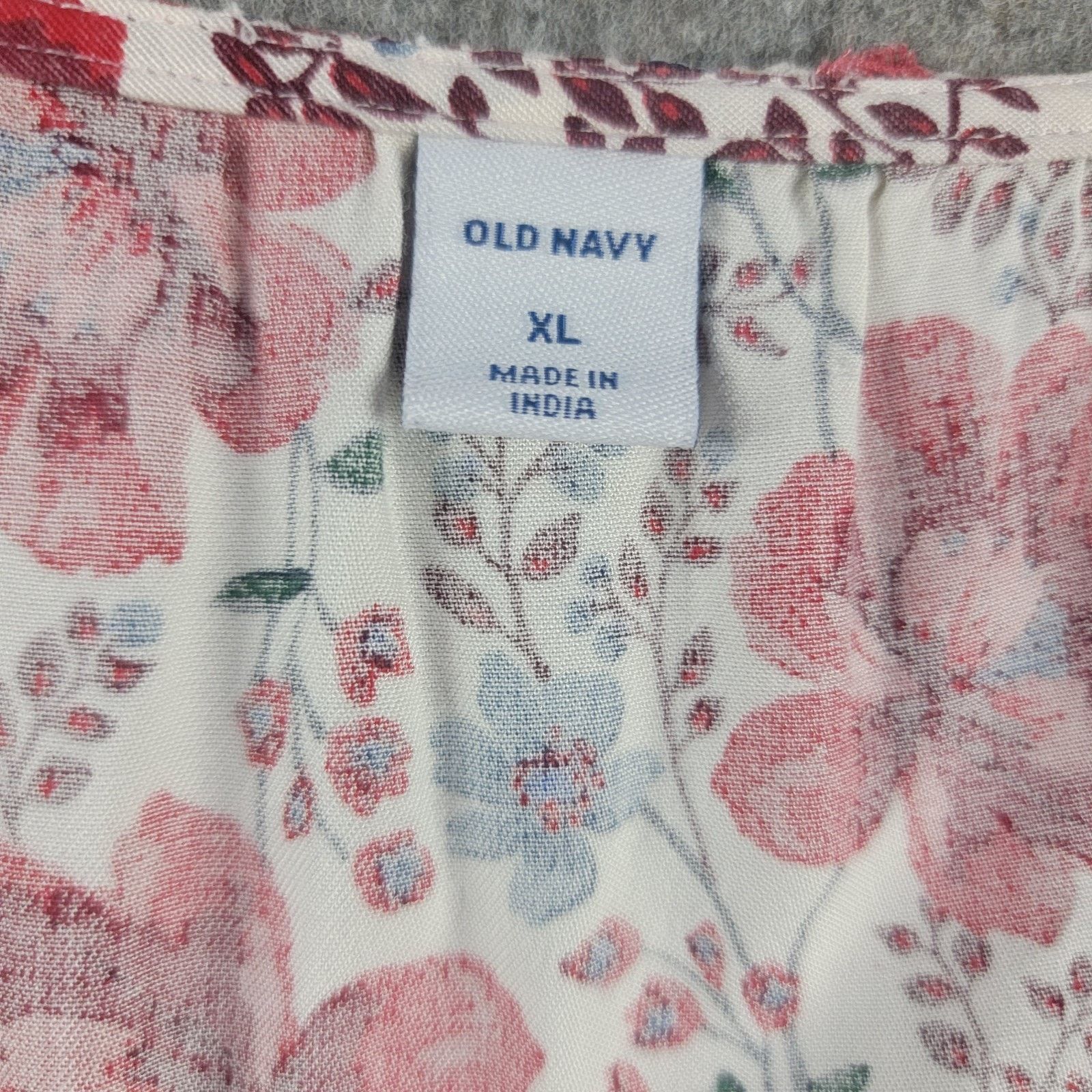 Old Navy Old Navy Waist-Defined Floral V-Neck Dress Long Sleeve Size XL / US 12-14 / IT 48-50 - 8 Thumbnail