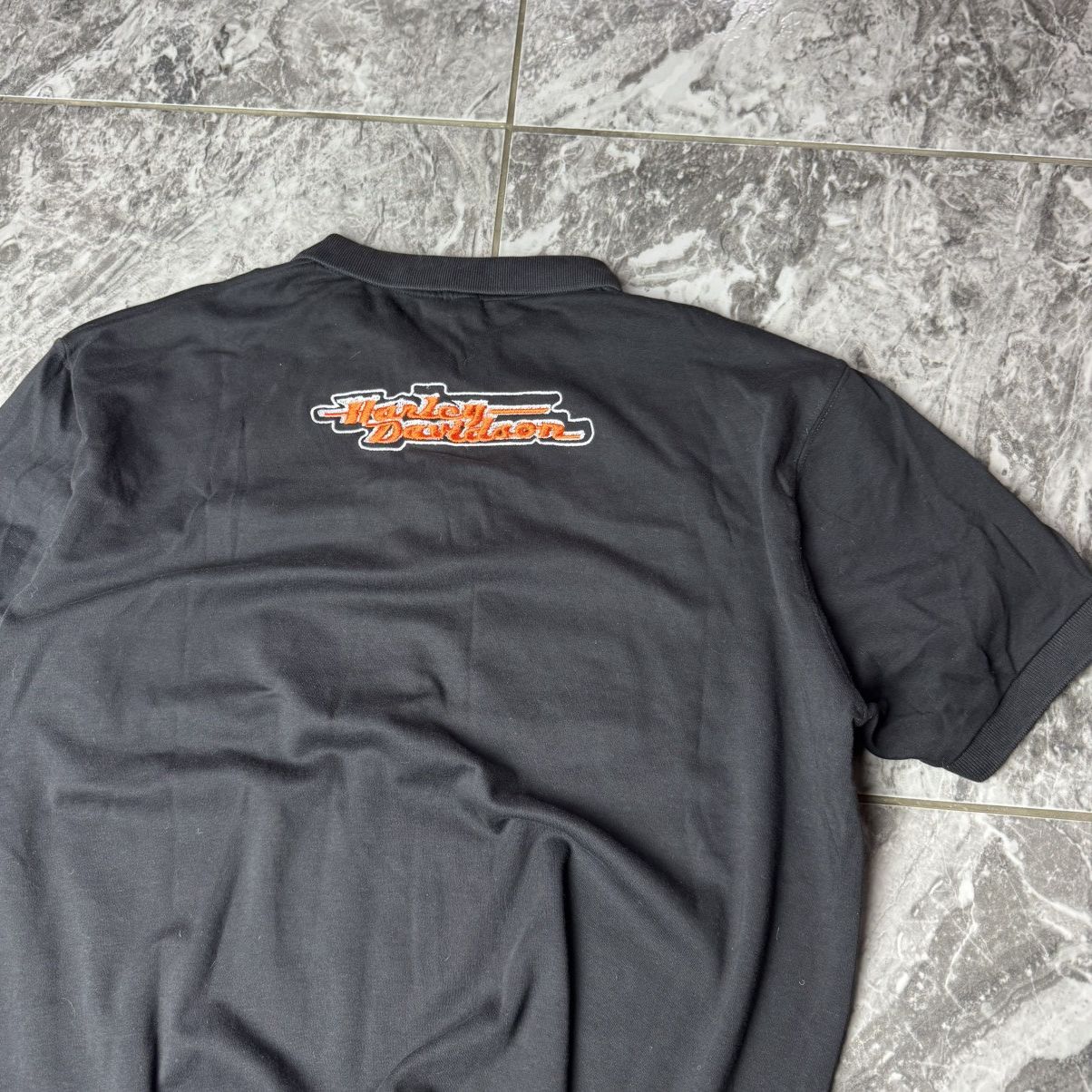 Harley Davidson × Vintage Harley Davidson Moto Racing Polo T-shirts Size US L / EU 52-54 / 3 - 5 Thumbnail