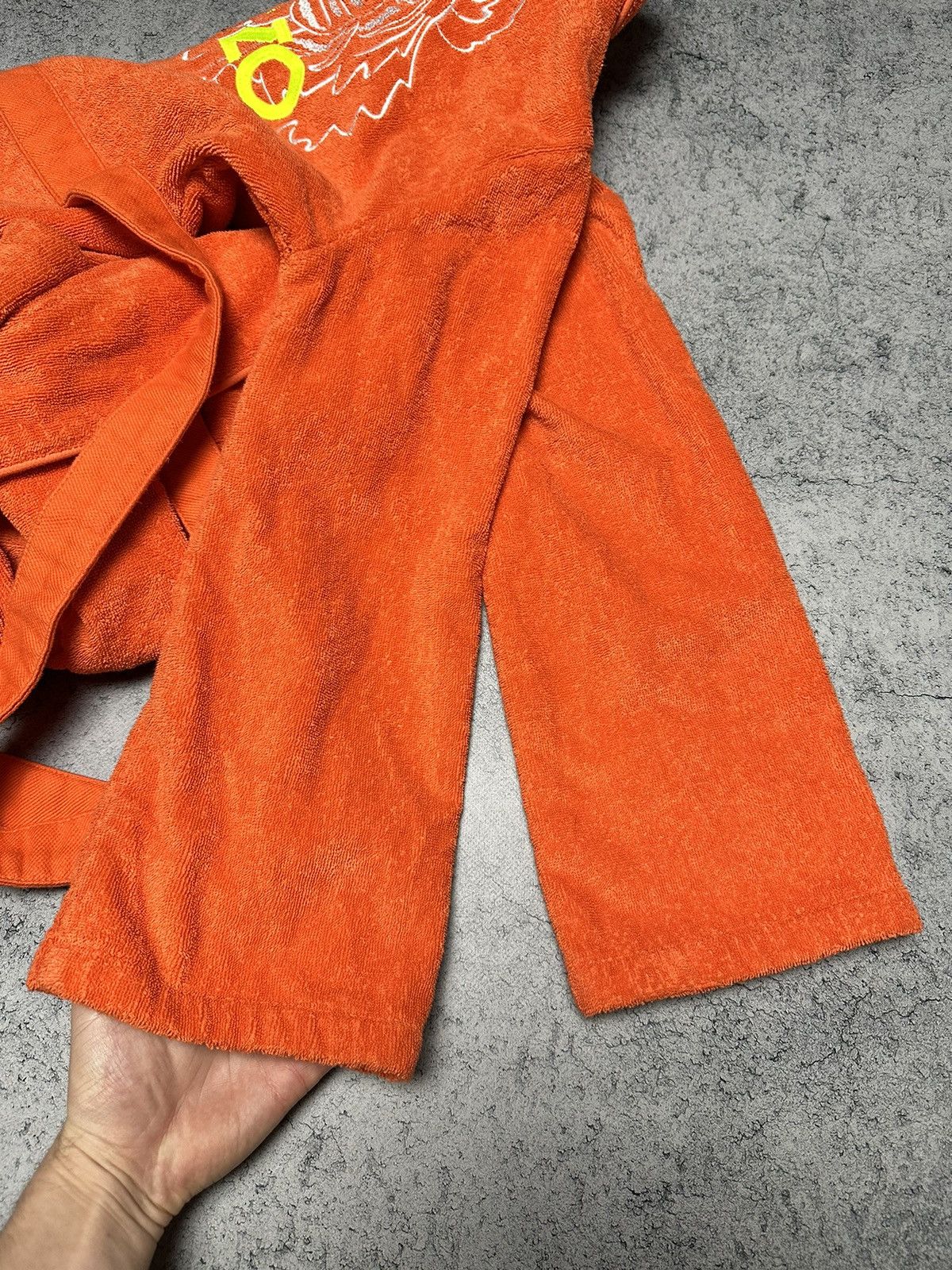 Kenzo Kenzo Paris Maison Tiger Big Logo Embroidery Bathrobe Size US S / EU 44-46 / 1 - 8 Thumbnail
