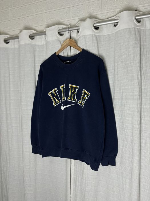 90s vintage store nike spellout sweatshirt