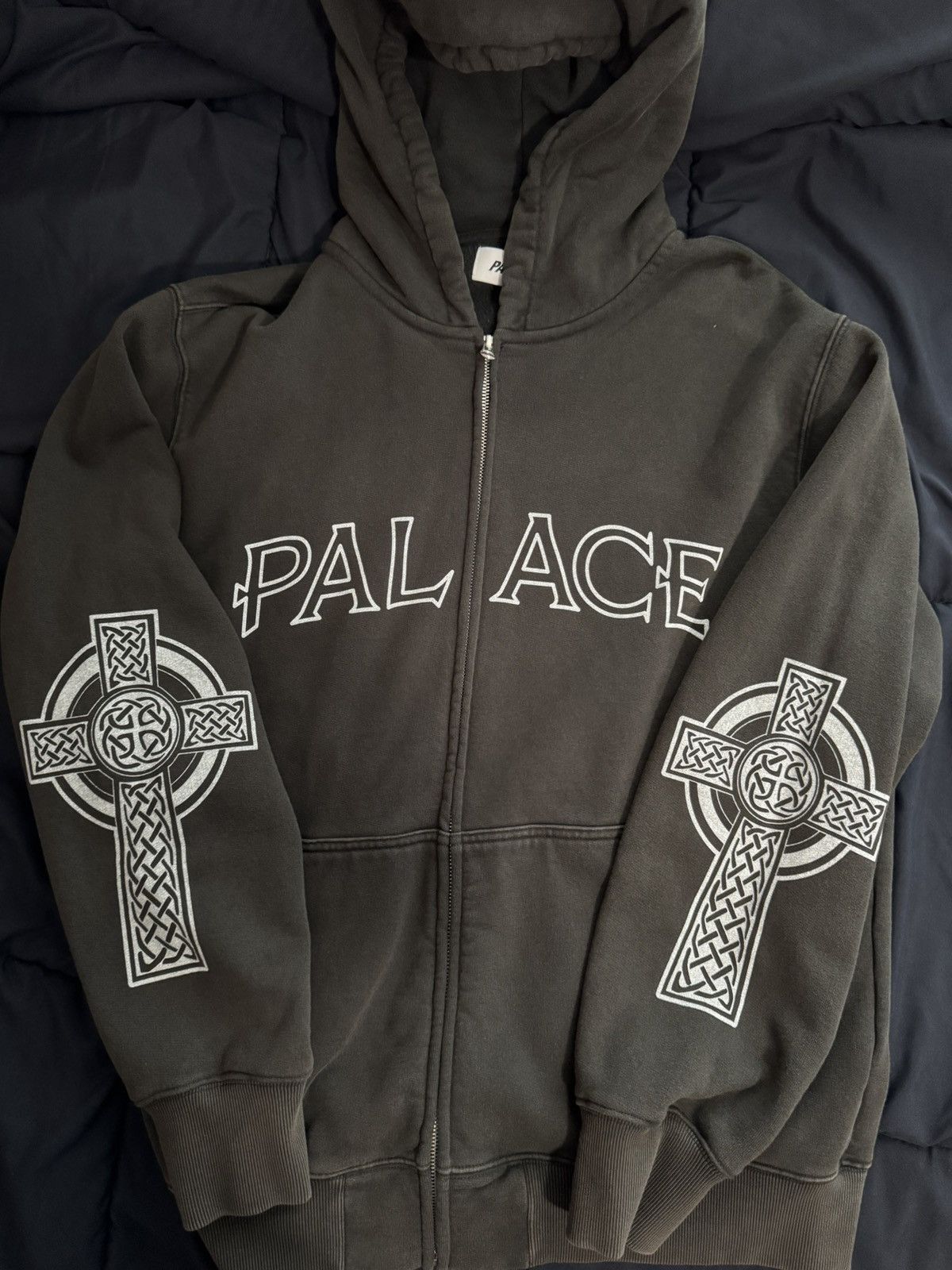 Palace Palace GTX3 Quarter Zip Racer Sweater | Grailed