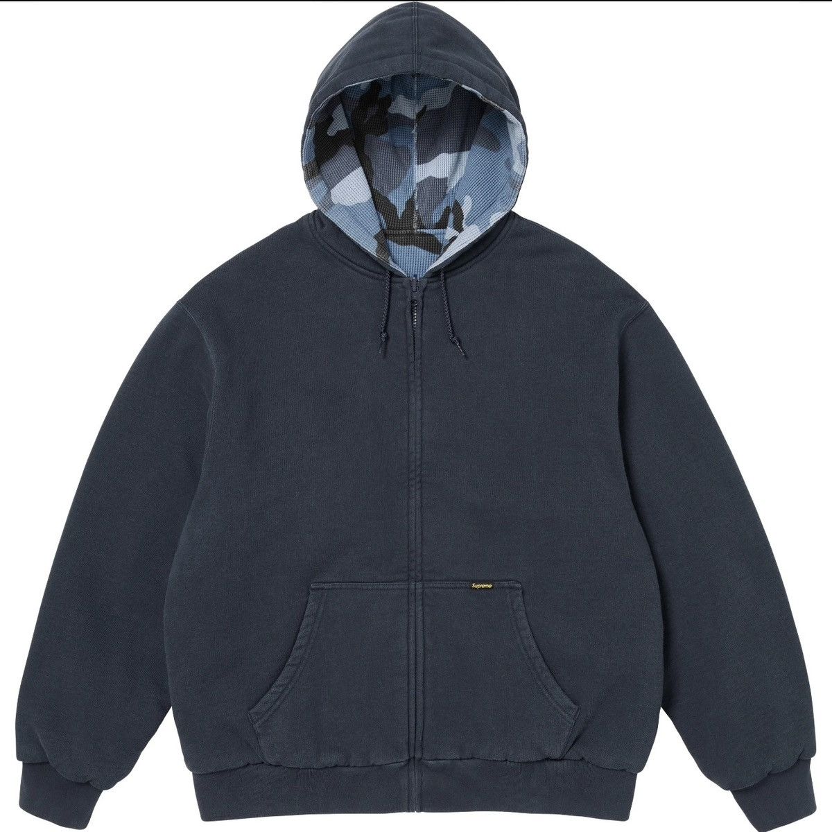 Supreme Thermal Zip Up Hoodie | Grailed
