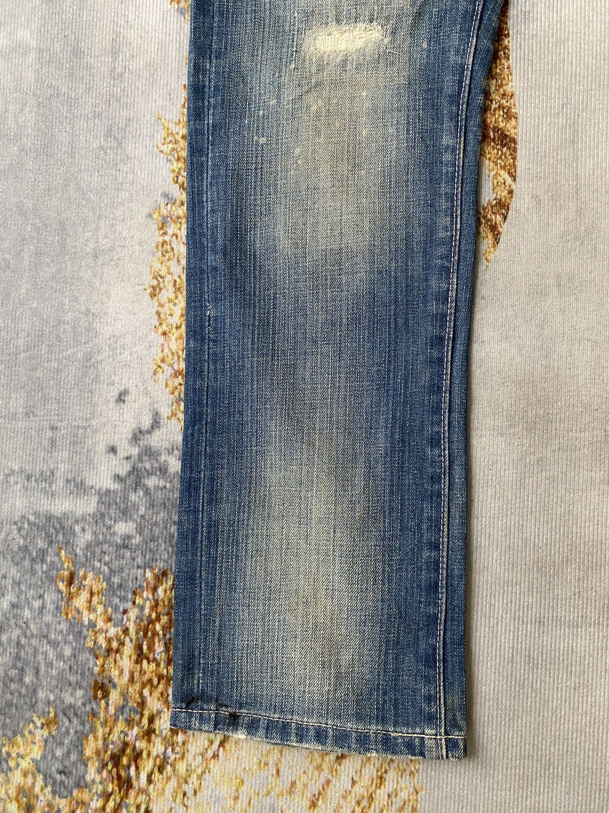 Japanese Brand Lime Inc Japan Usn Marine Patchwork Distressed Design Denim Size US 30 / EU 46 - 6 Thumbnail