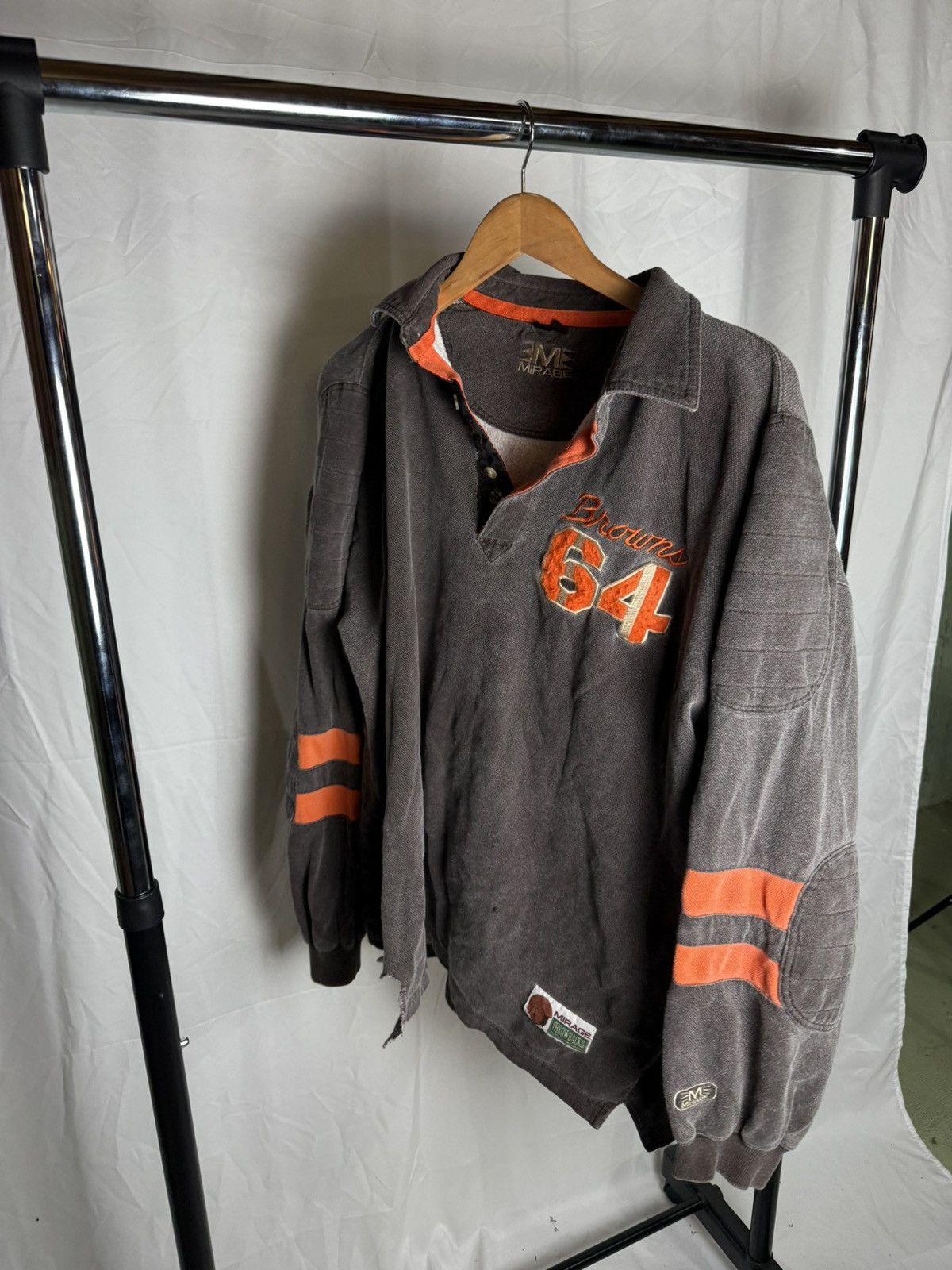 Mirage Vintage Mirage Long Sleeve Polo Size US XL / EU 56 / 4 - 1 Thumbnail