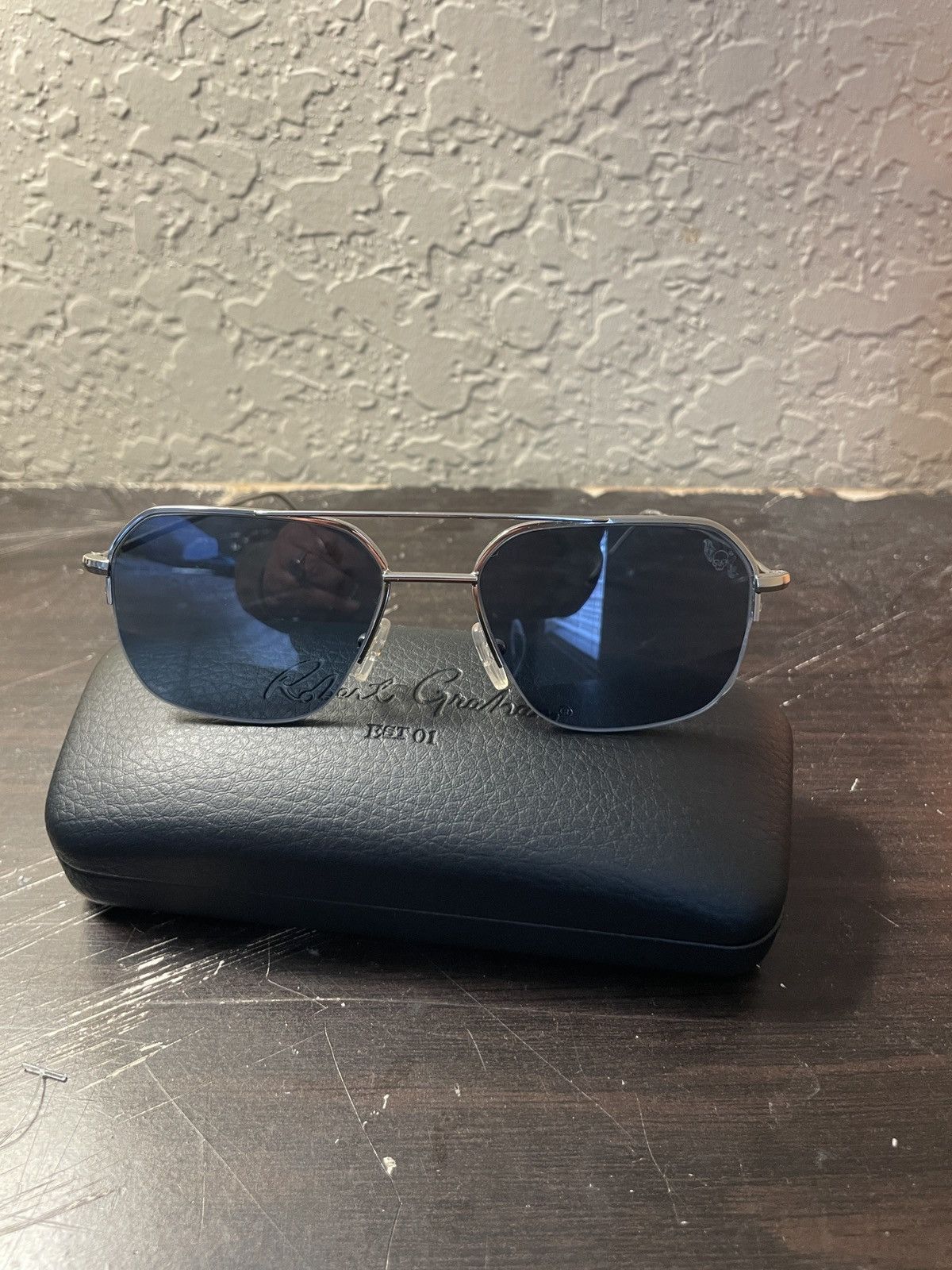 Robert Graham Enrico SLV 54-17 145 Sunglasses nwb Size ONE SIZE - 1 Thumbnail